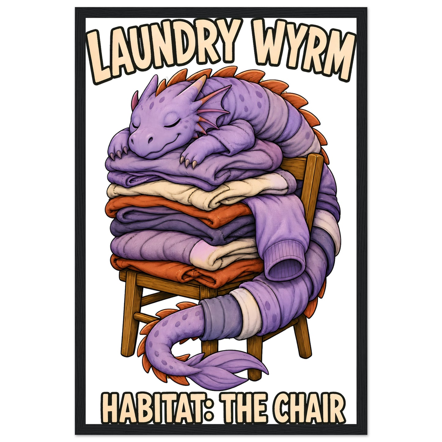Laundry Wyrm – Habitat: The Chair Framed Wall Art — product view 6