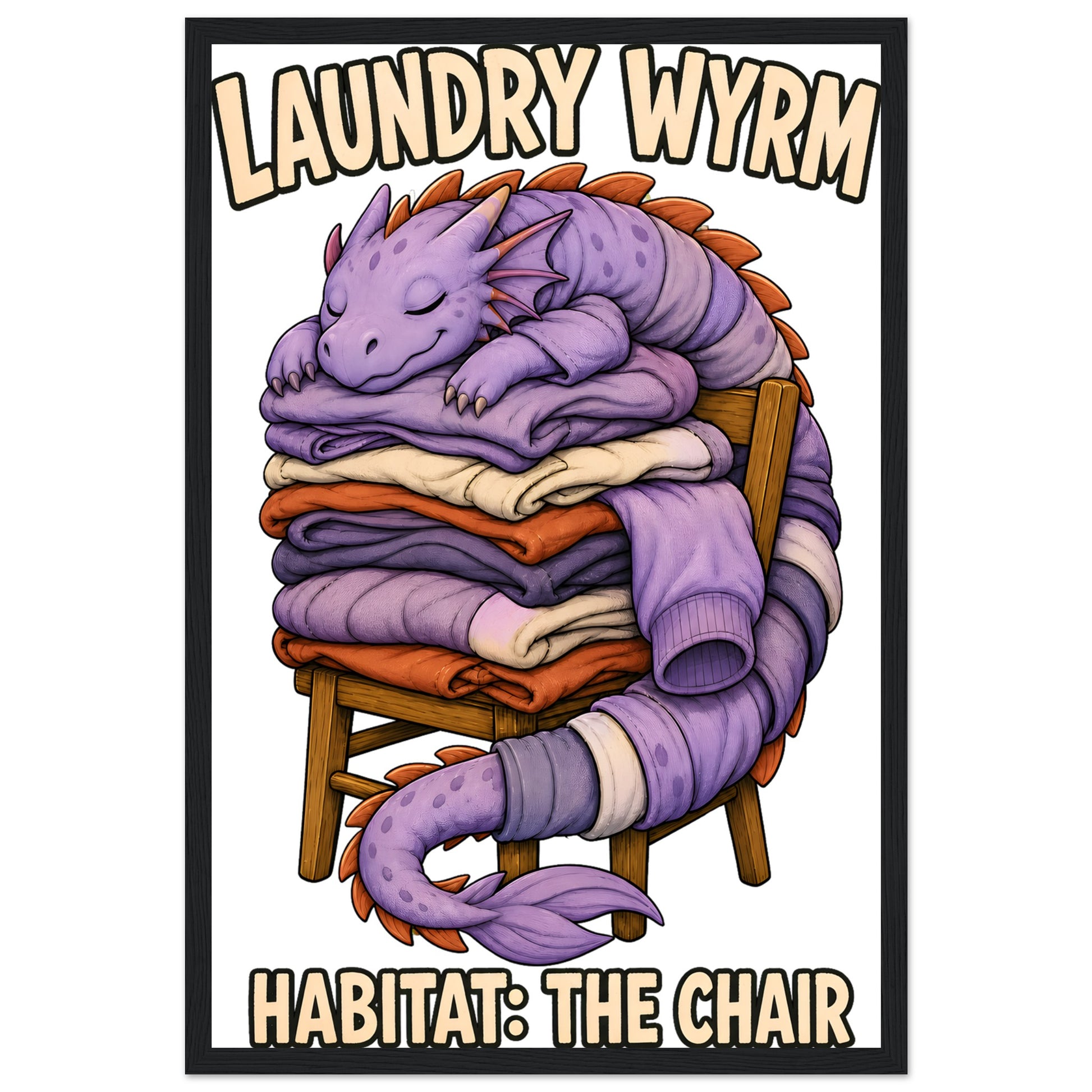 Laundry Wyrm – Habitat: The Chair Framed Wall Art — product view 6