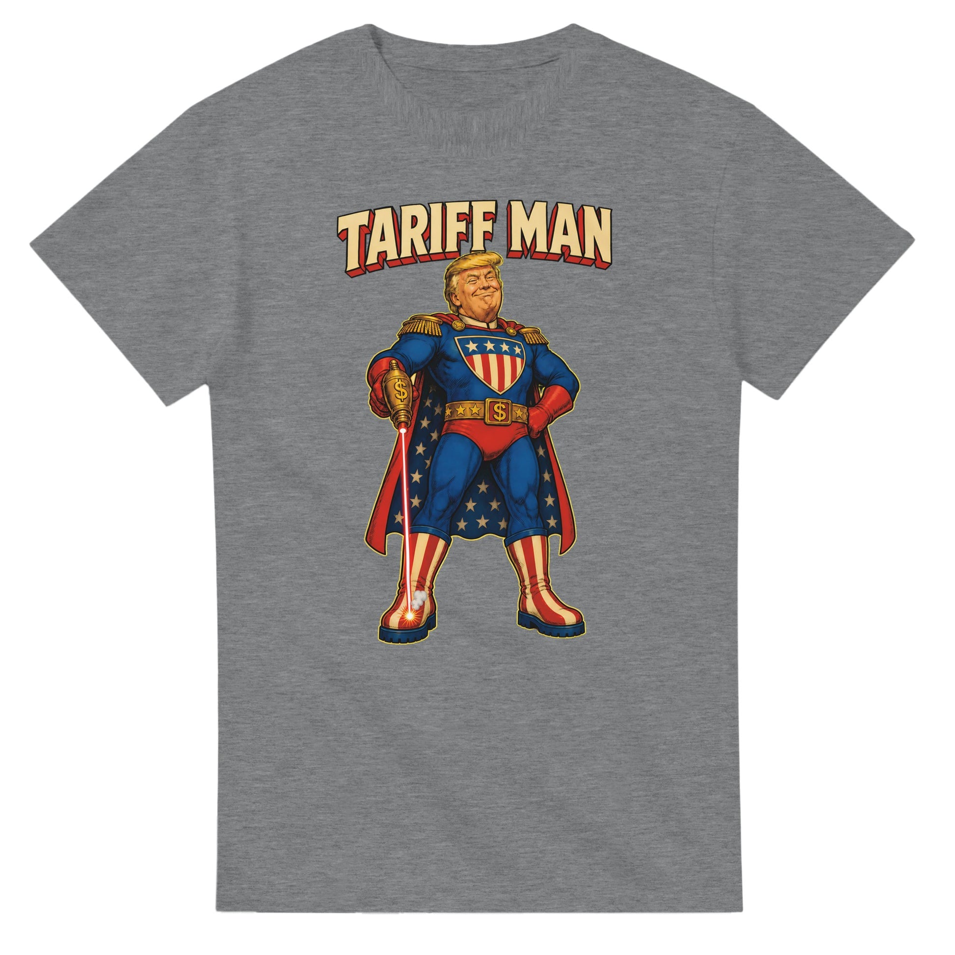Tariff Man – Self-Shot Satire T-shirt — product view 6