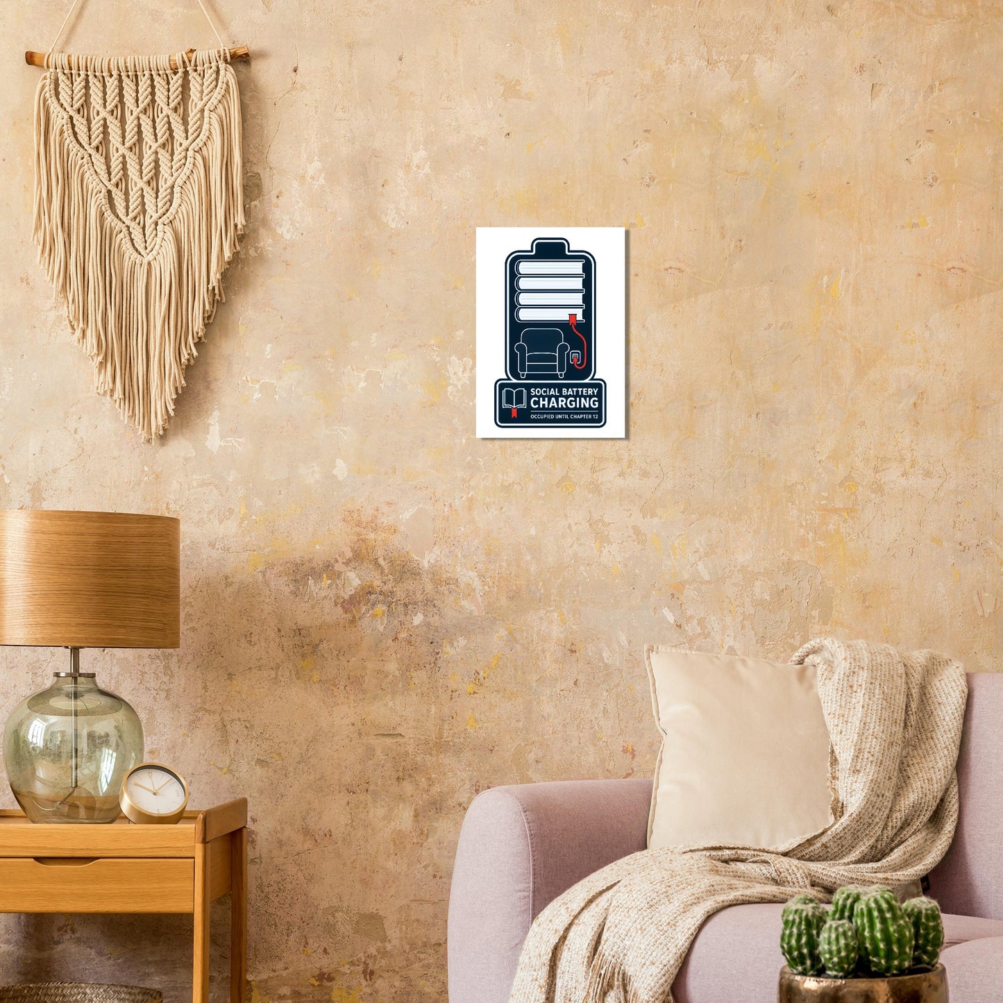 Social Battery Charging Poster — product view 9