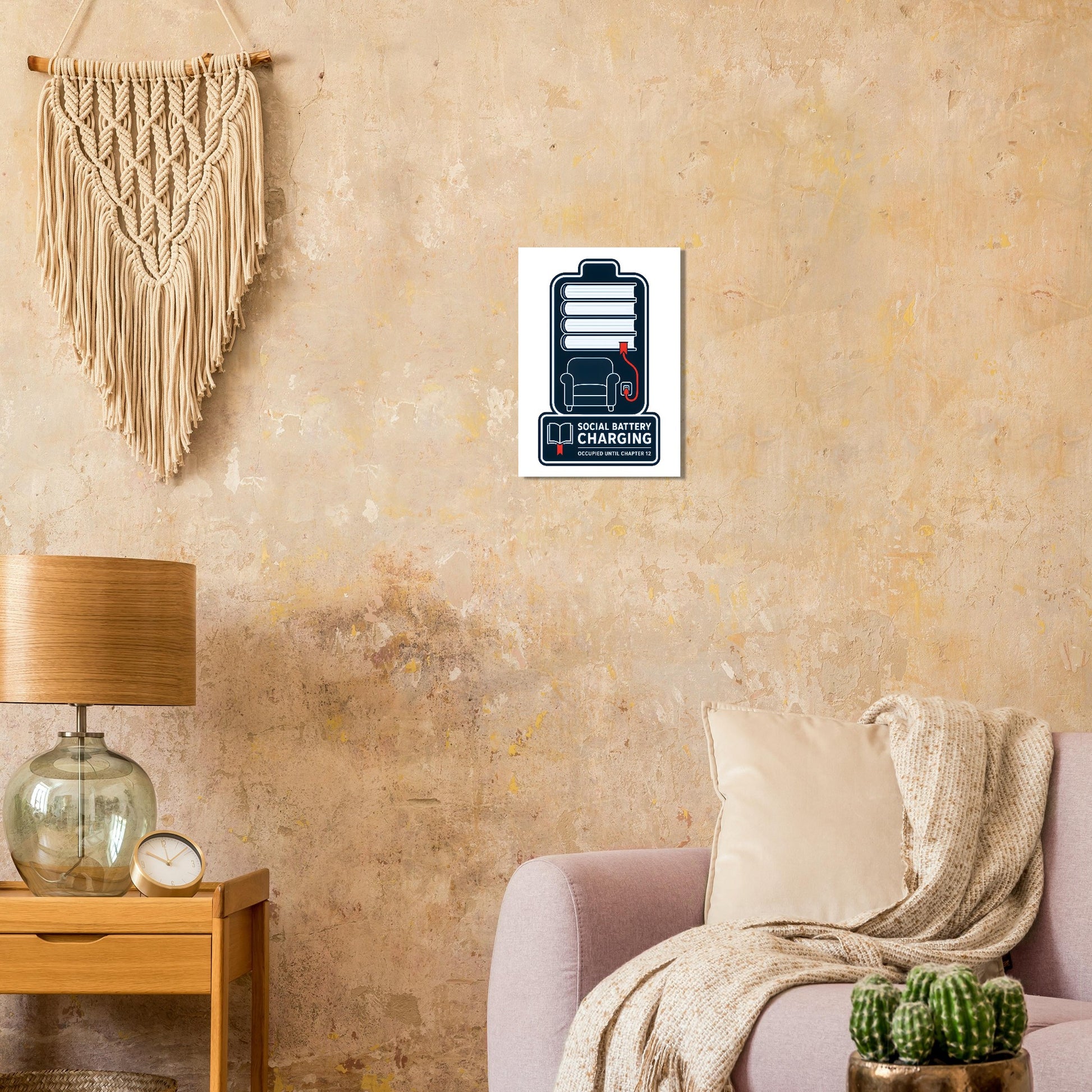 Social Battery Charging Poster — product view 9