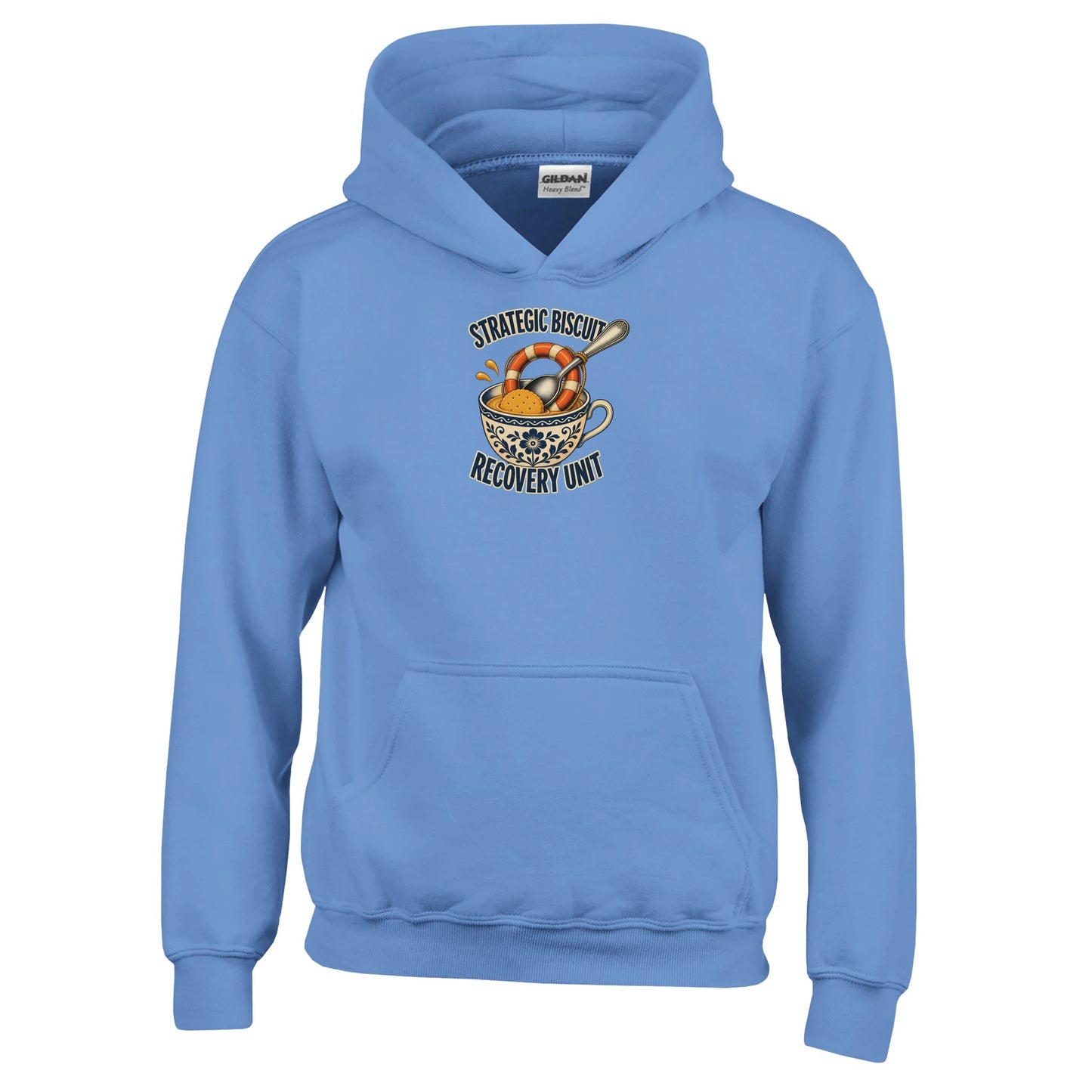 Strategic Biscuit Recovery Unit Kids' Hoodie — product view 4