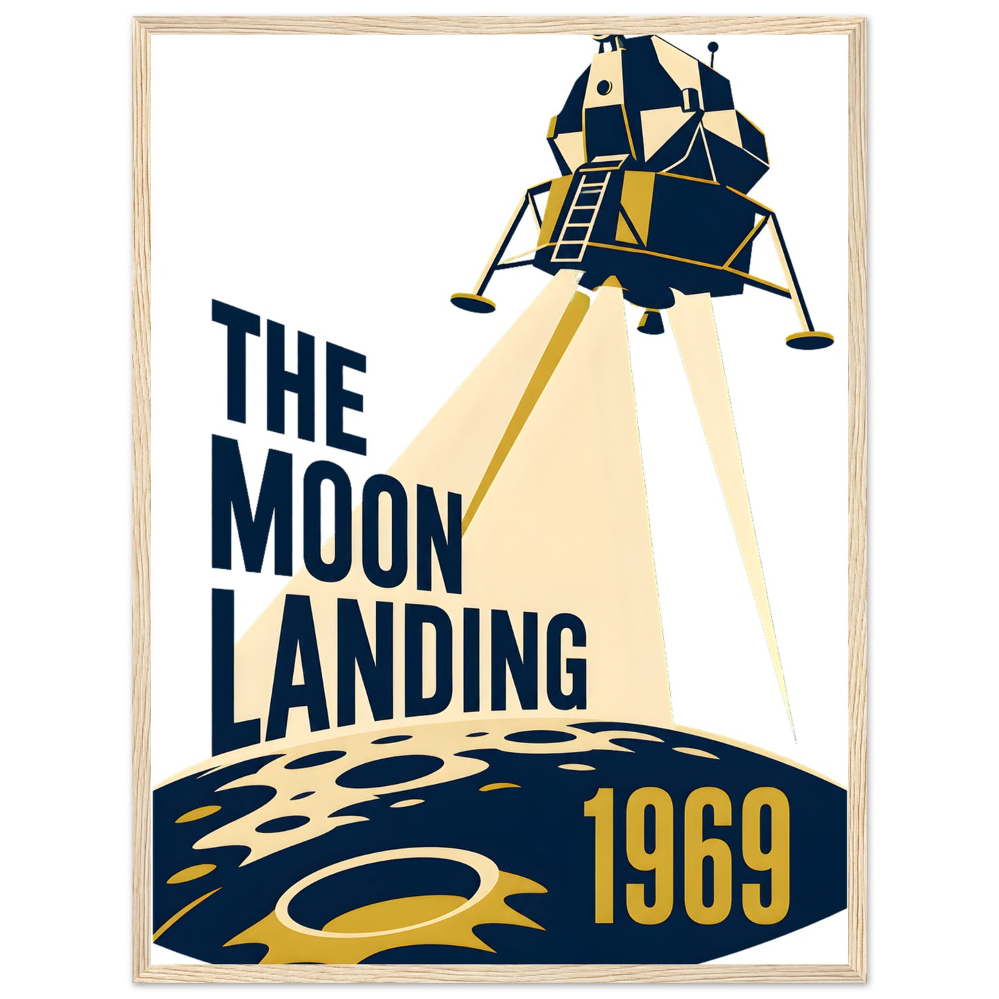 The Moon Landing — 1969 Framed Wall Art — product view 9