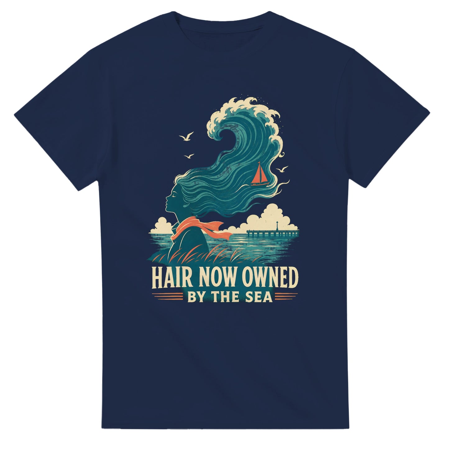 Hair Now Owned by the Sea T-shirt — product view 5