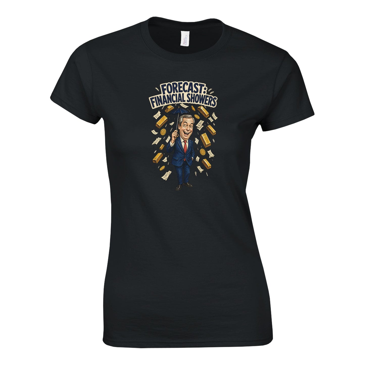 Forecast: Financial Showers Women's T-shirt — product view 9