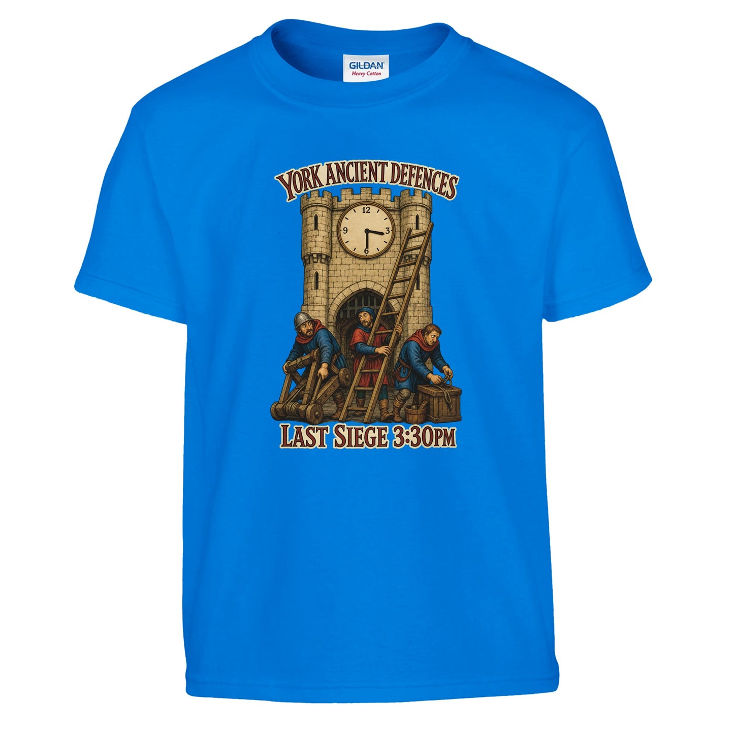 York Ancient Defences – Last Siege 3:30pm Kids' T-shirt — product view 14