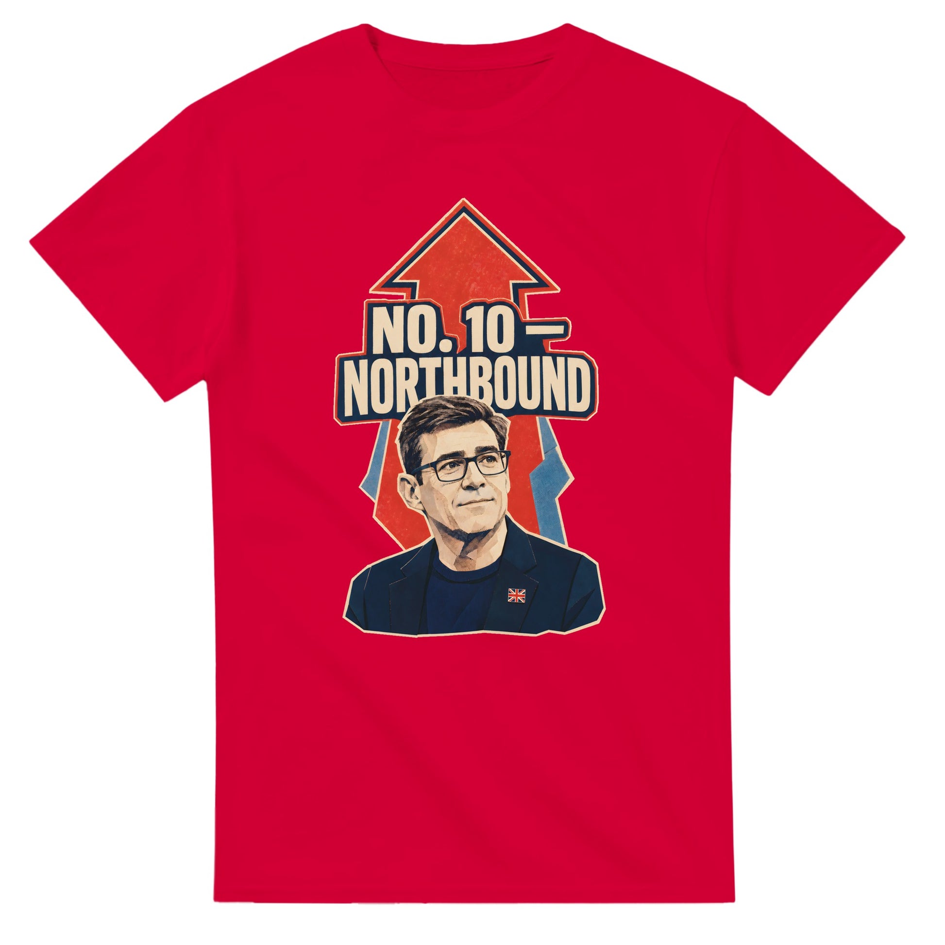 No. 10 — Northbound Andy Burnham Political Satire T-shirt — product view 9