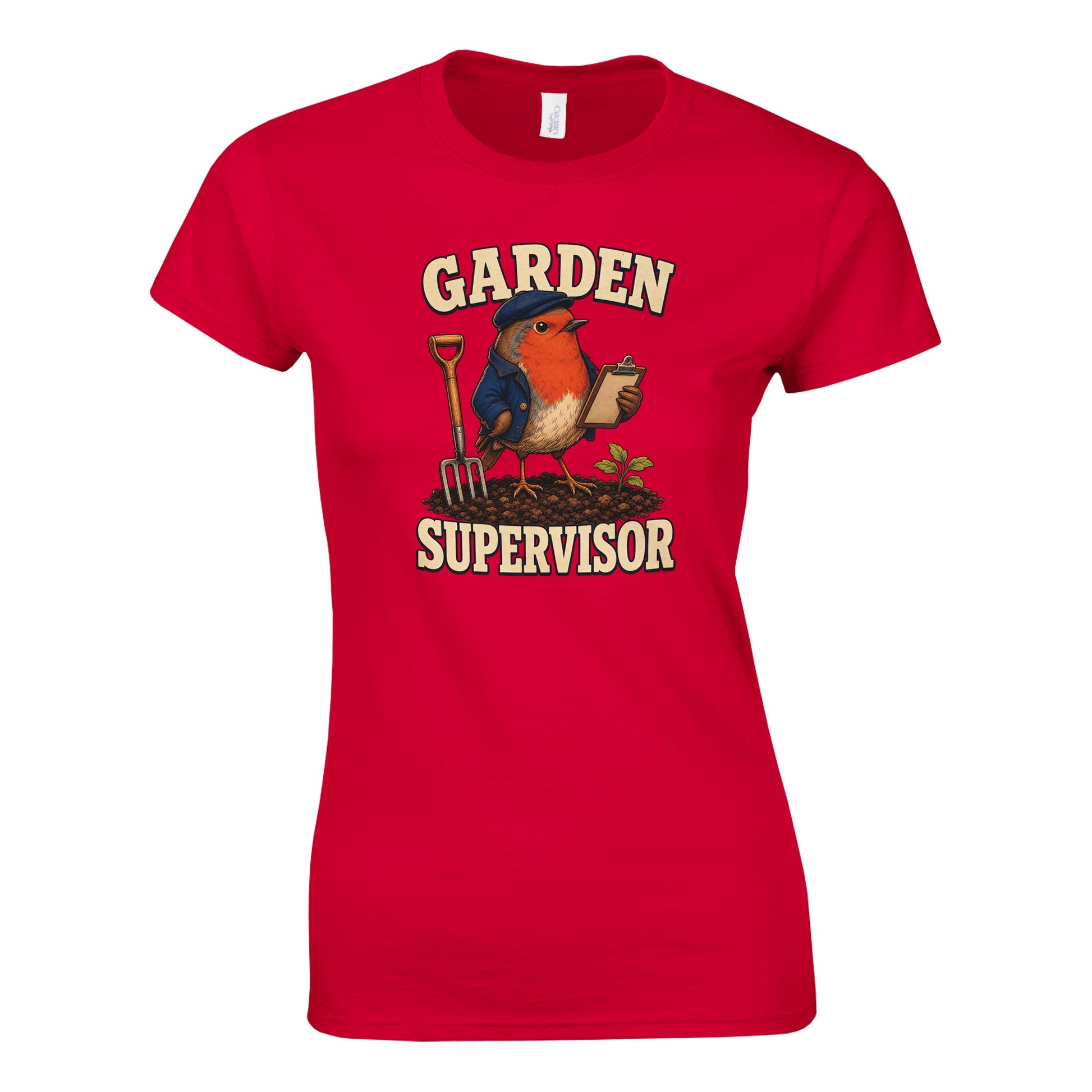Garden Supervisor Robin Women's T-shirt — product view 8