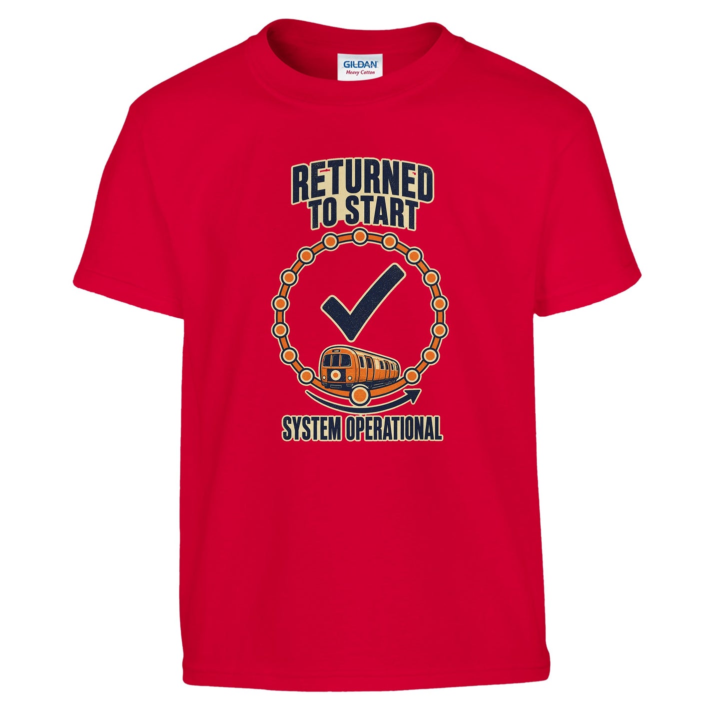 Glasgow Subway: System Operational Kids' T-shirt — product view 5