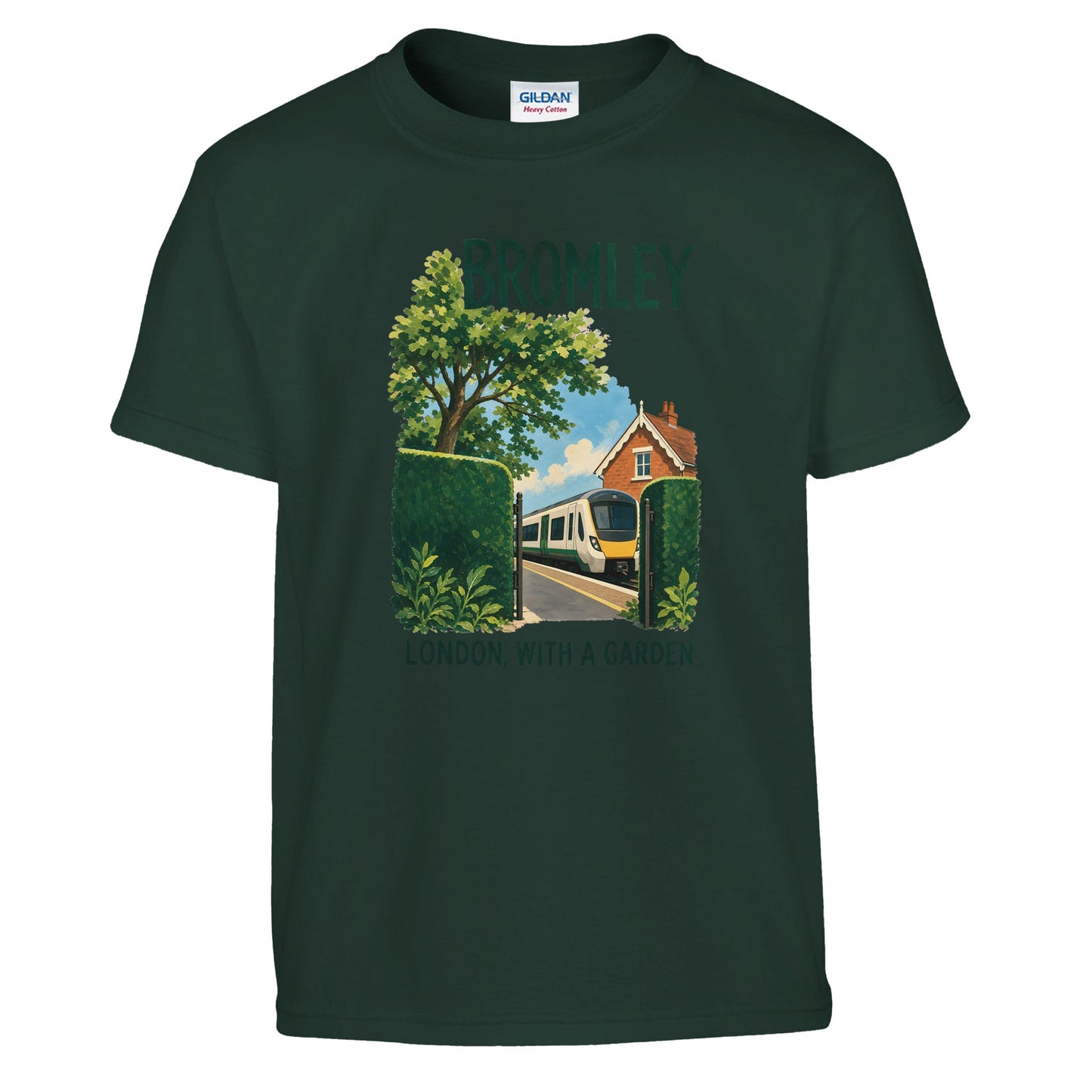 Bromley: London with a Garden Kids' T-shirt — product view 13