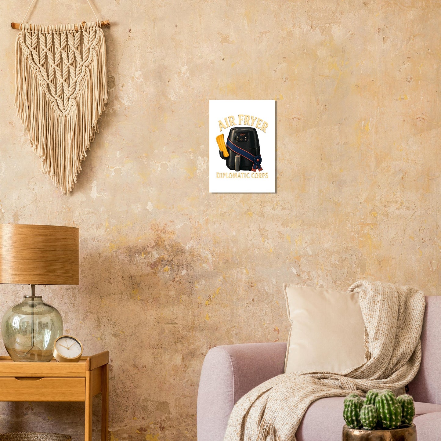 Air Fryer Diplomatic Corps Poster — product view 9