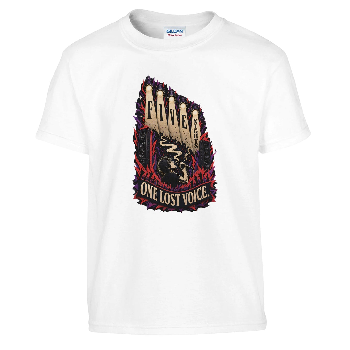 Five Nights, One Lost Voice Kids' T-shirt — product view 1