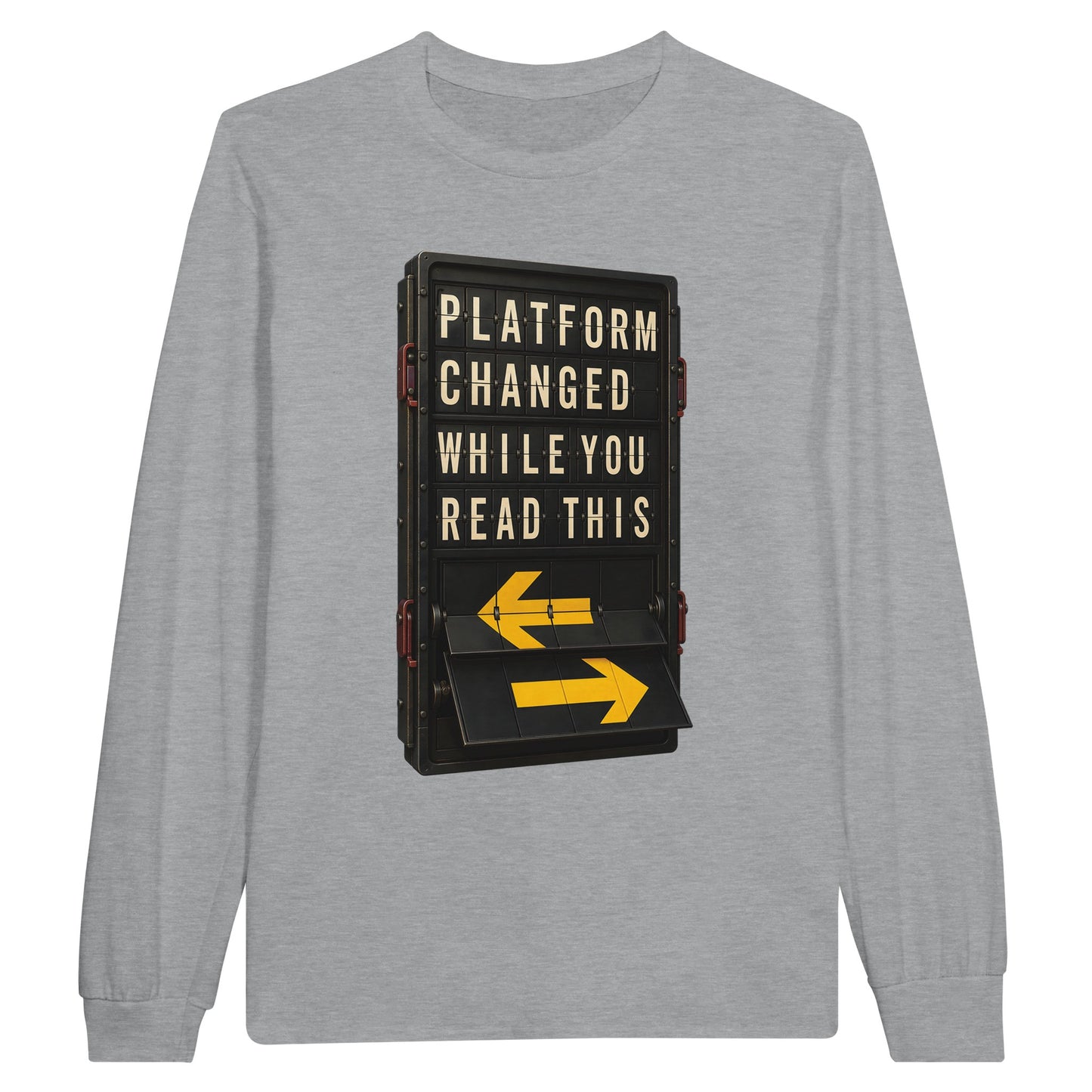 Platform Changed While You Read This Long-Sleeve T-shirt — product view 10