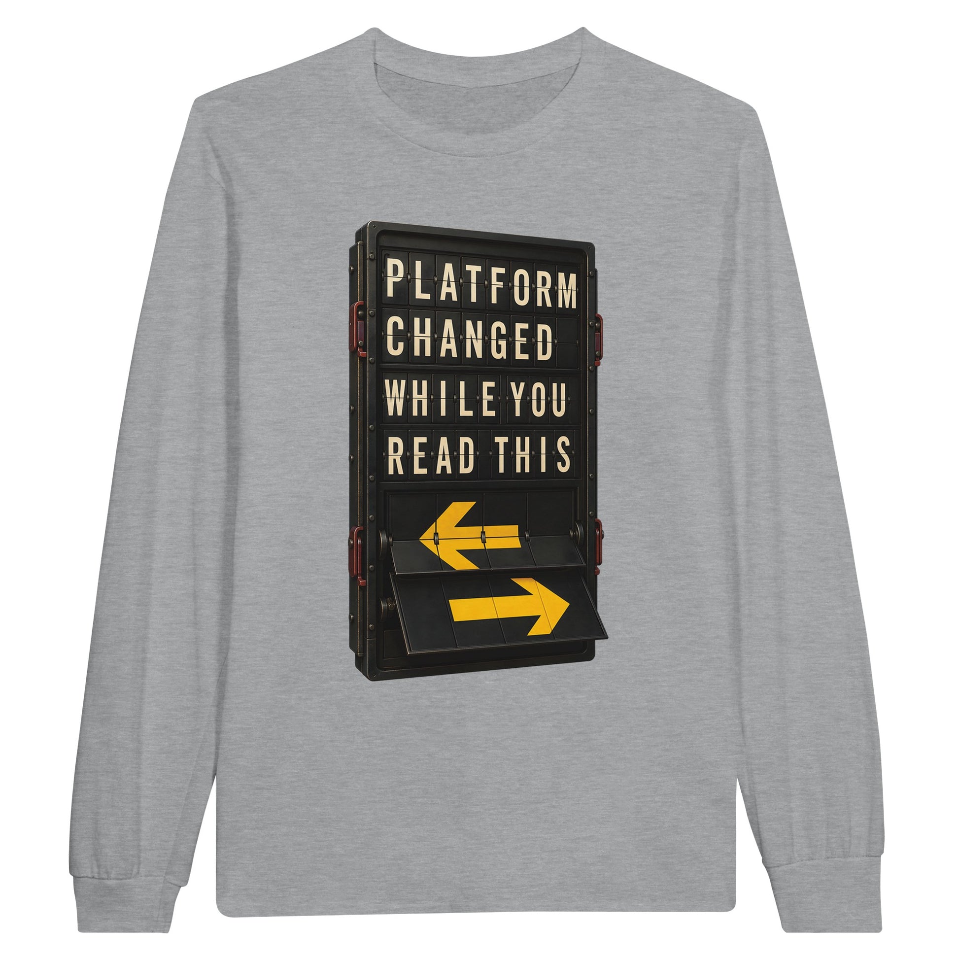 Platform Changed While You Read This Long-Sleeve T-shirt — product view 10