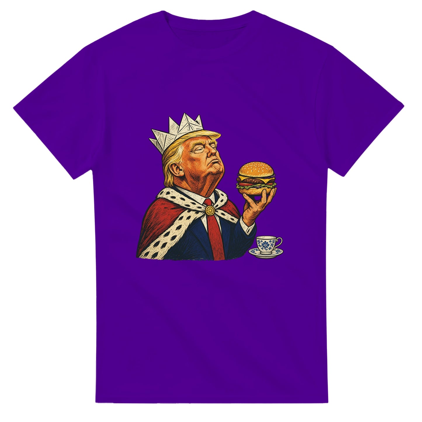 The Very Temporary Monarch — Trump Satire T-shirt — product view 16