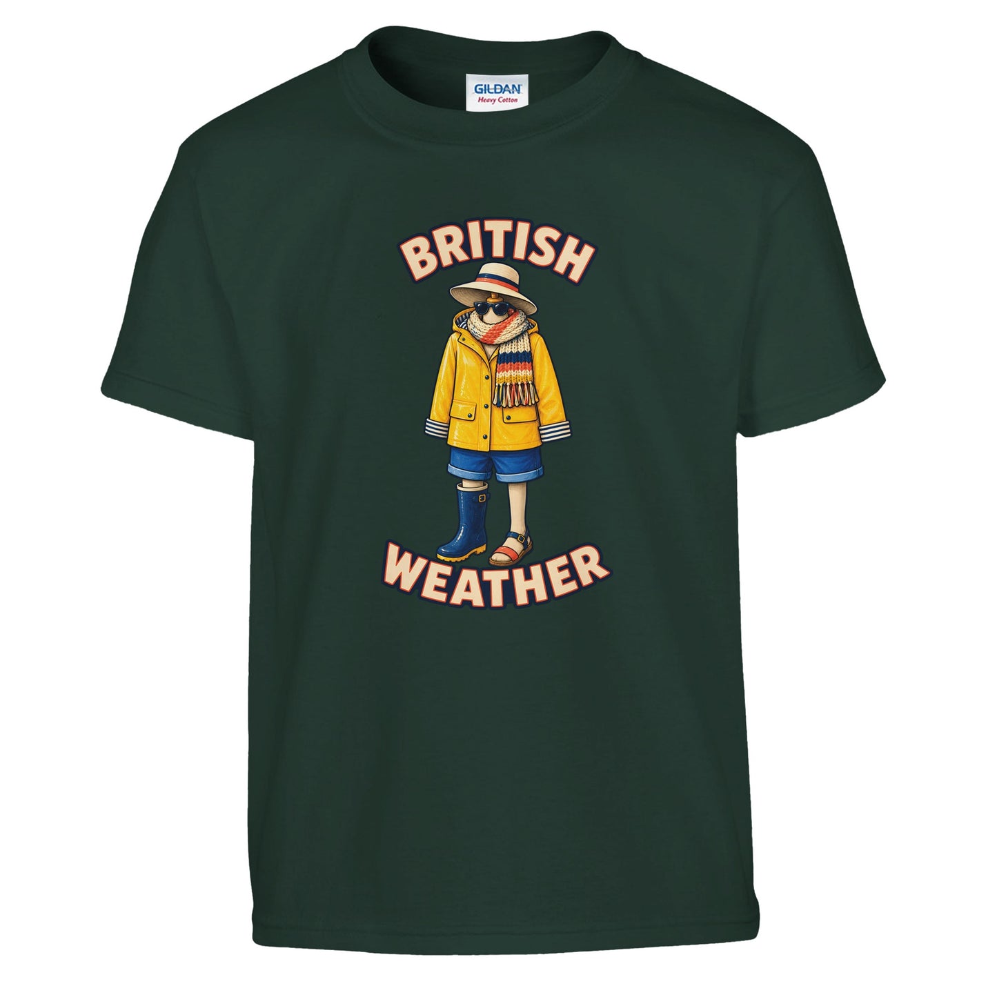 British Weather All-Weather Outfit Kids' T-shirt — product view 13