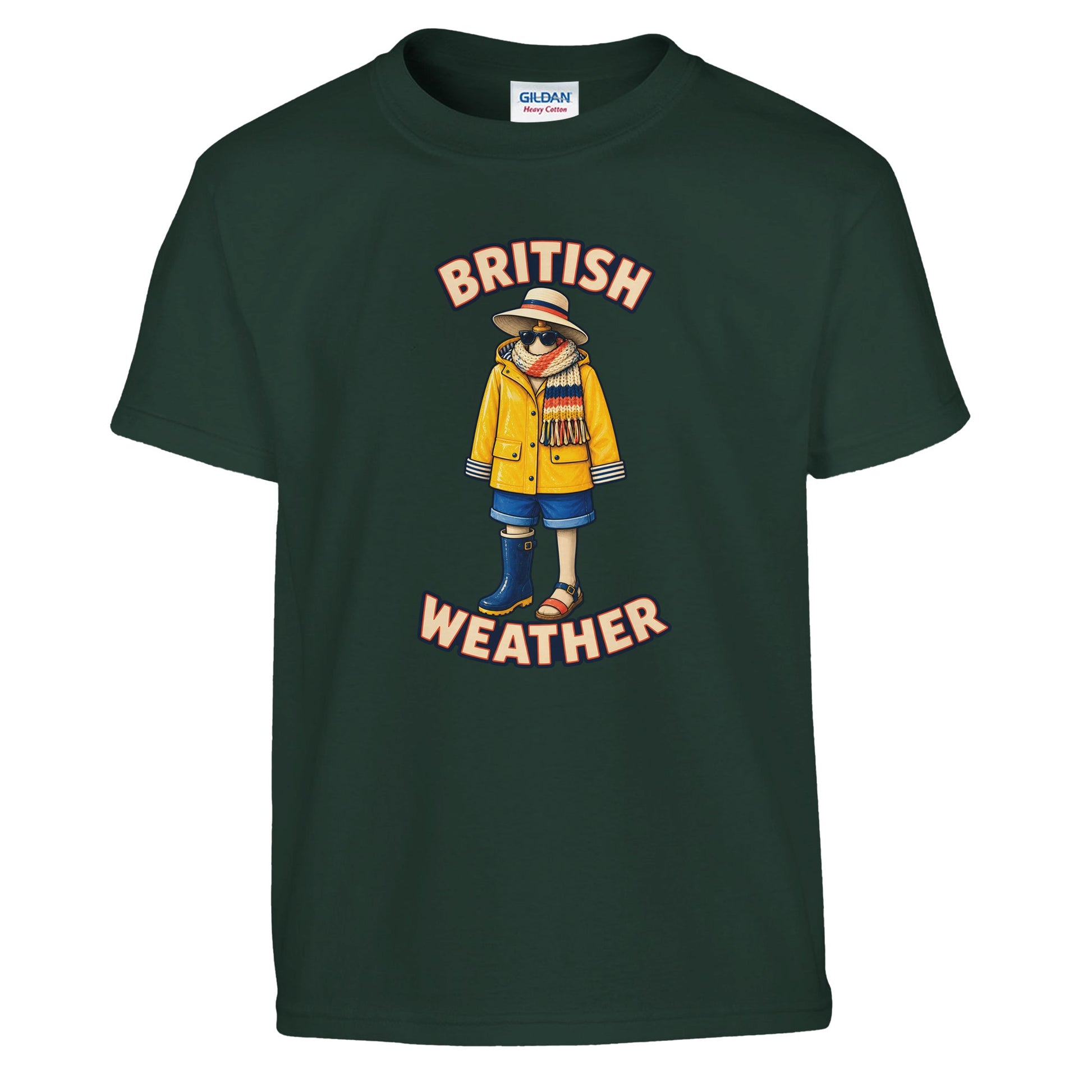 British Weather All-Weather Outfit Kids' T-shirt — product view 13