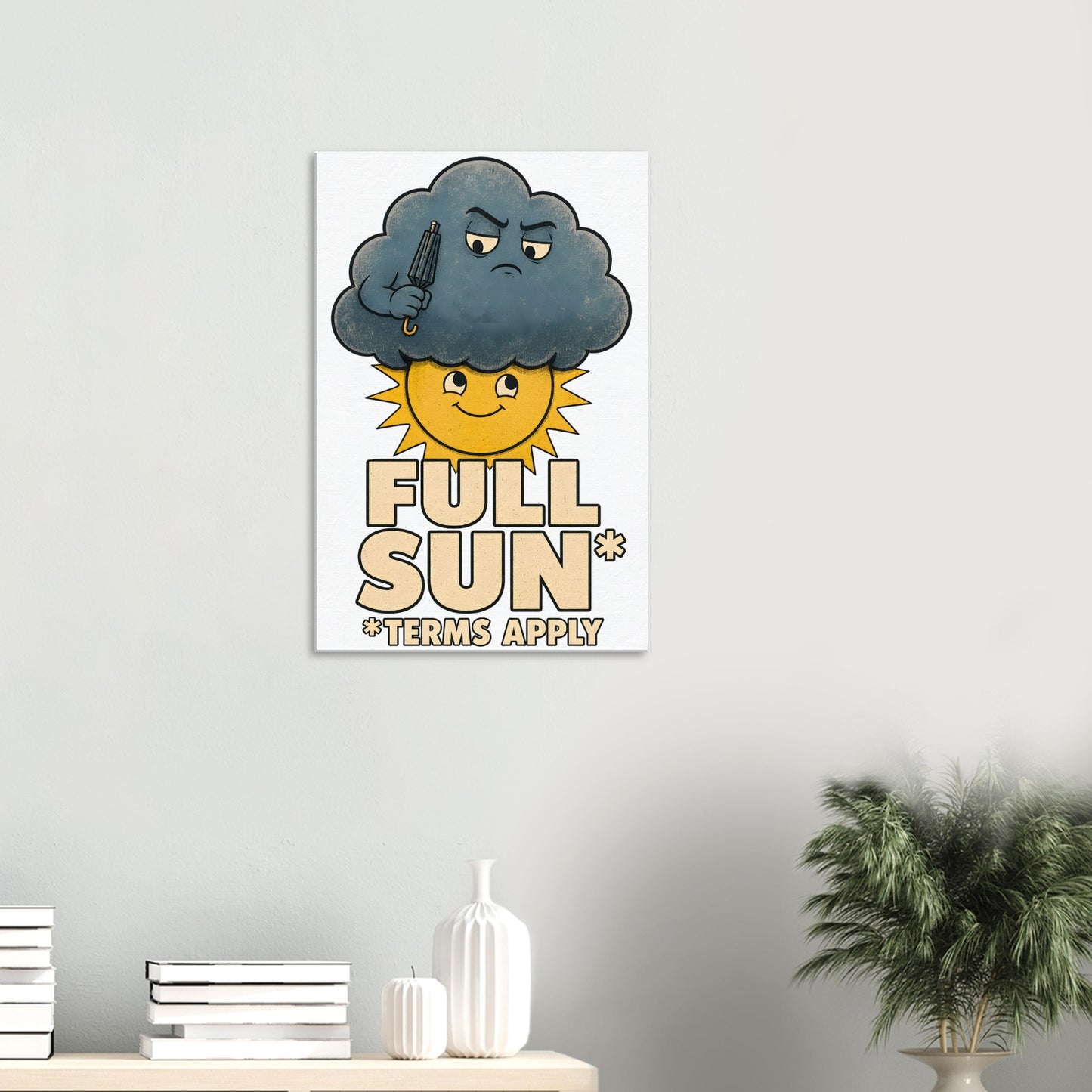 Full Sun, Terms Apply Weather Graphic Canvas — product view 4