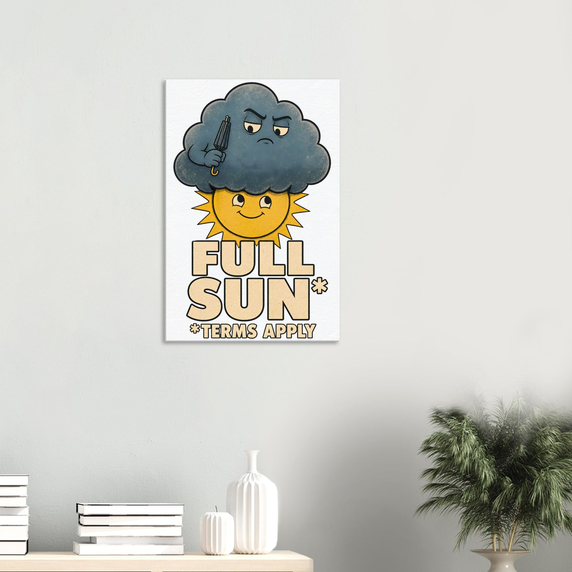 Full Sun, Terms Apply Weather Graphic Canvas — product view 4