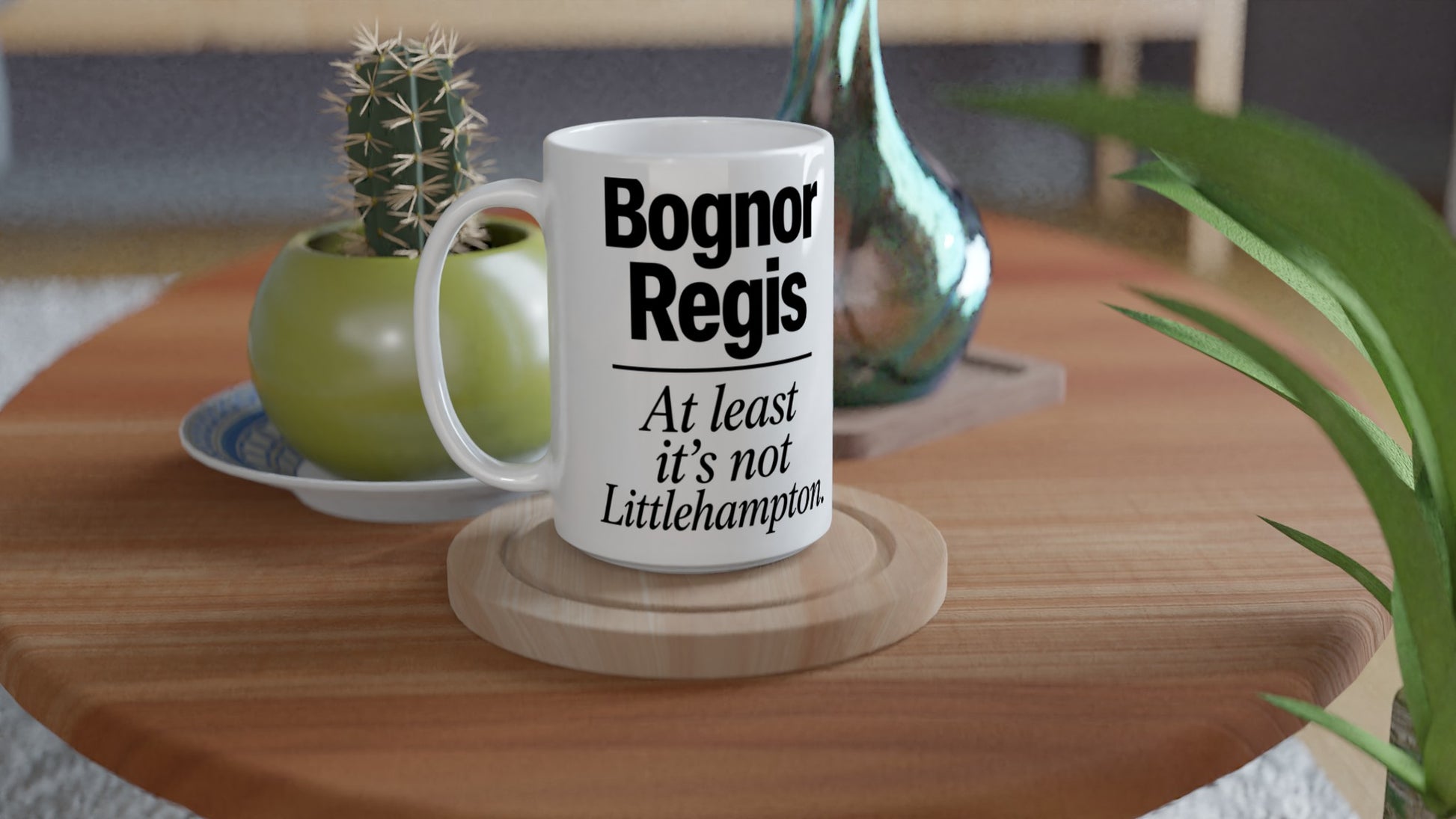 Bognor Regis — At Least It's Not Littlehampton Large Mug — product view 4