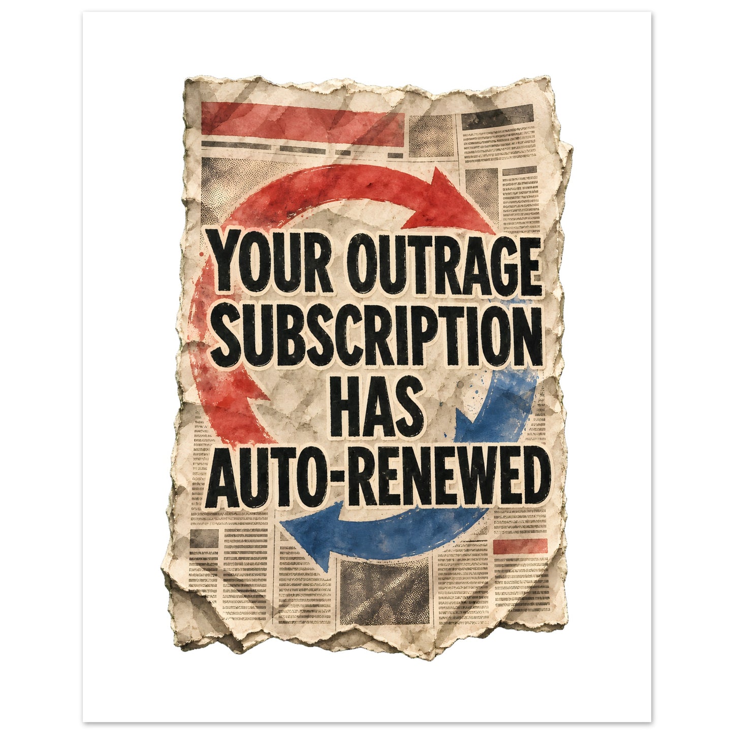 Your Outrage Subscription Has Auto-Renewed Poster — product view 3
