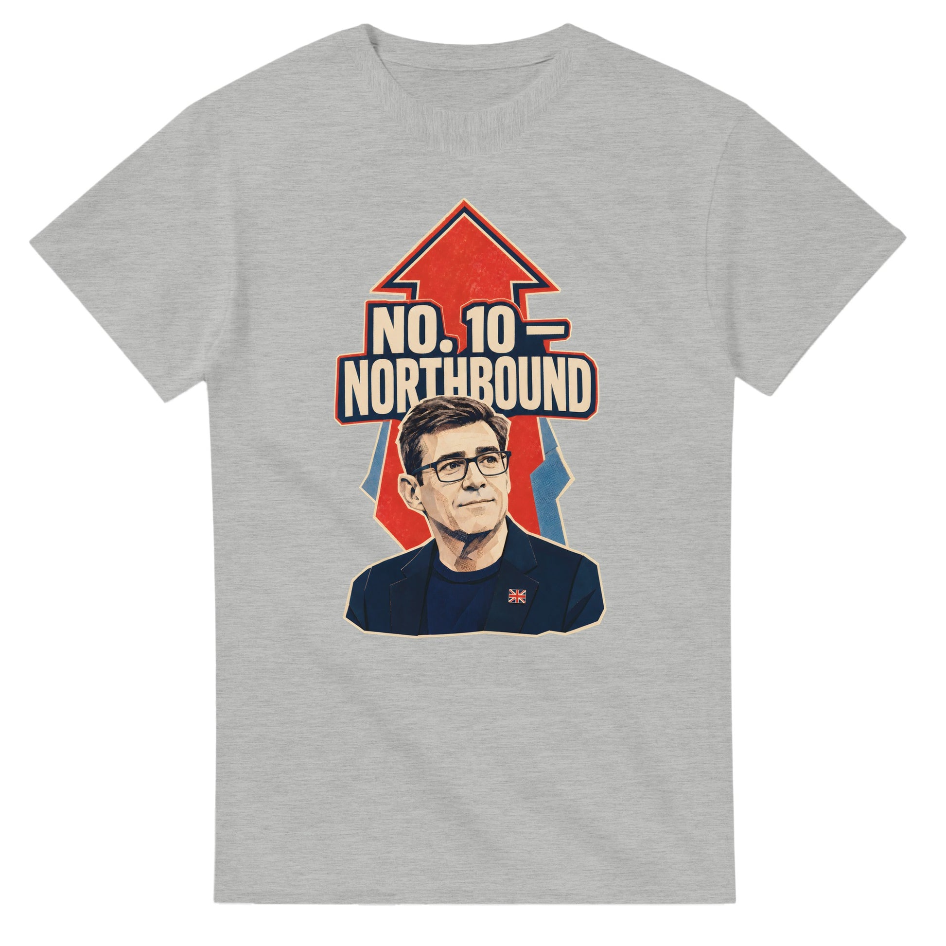 No. 10 — Northbound Andy Burnham Political Satire T-shirt — product view 6
