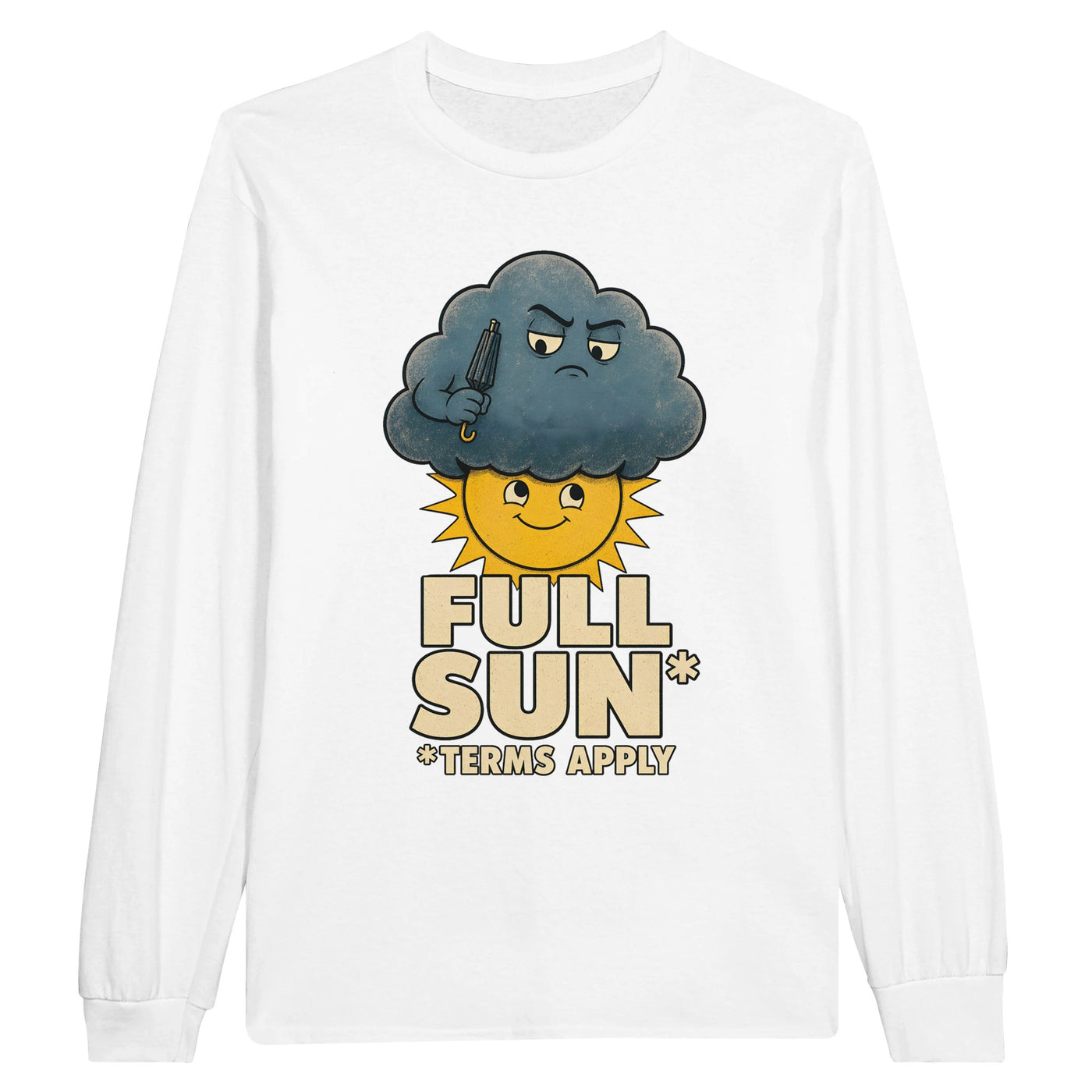 Full Sun, Terms Apply Weather Graphic Long-Sleeve T-shirt