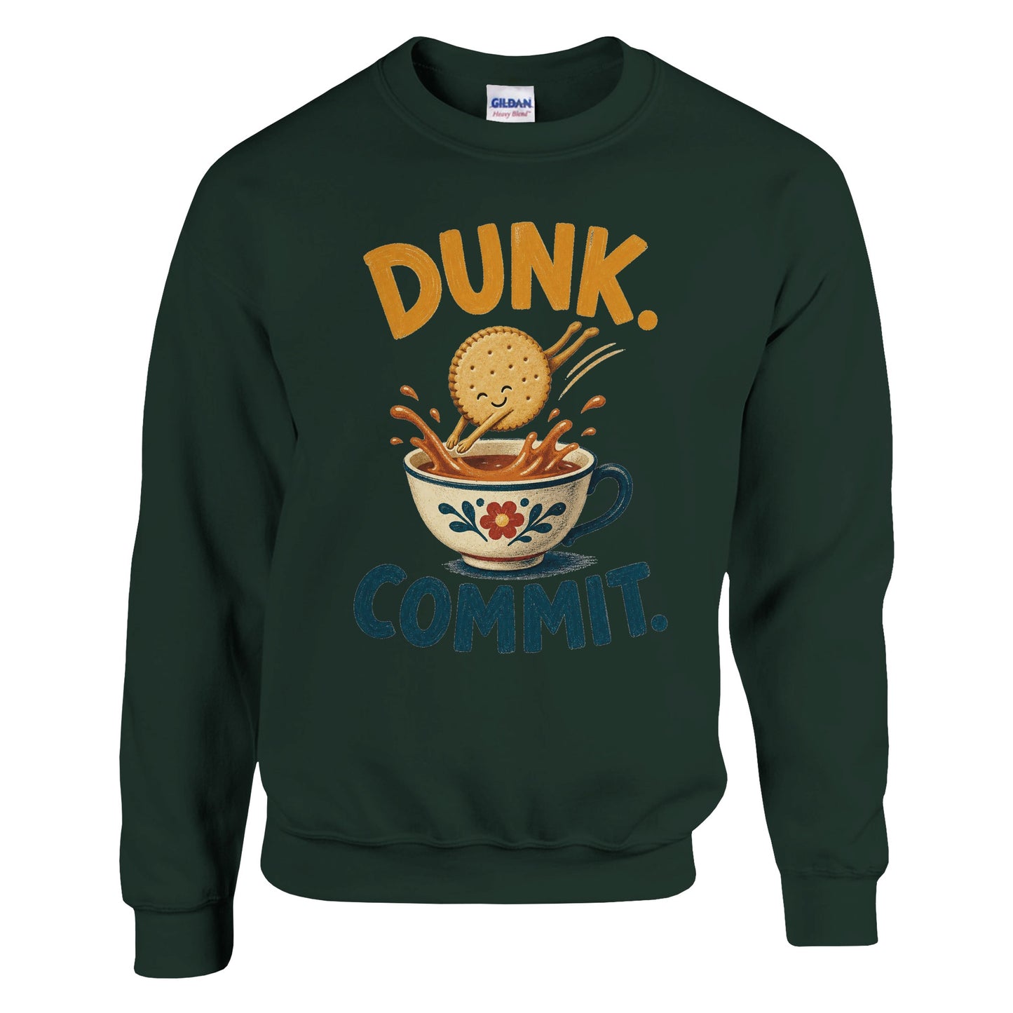Dunk. Commit. Tea Biscuit Graphic Sweatshirt — product view 4