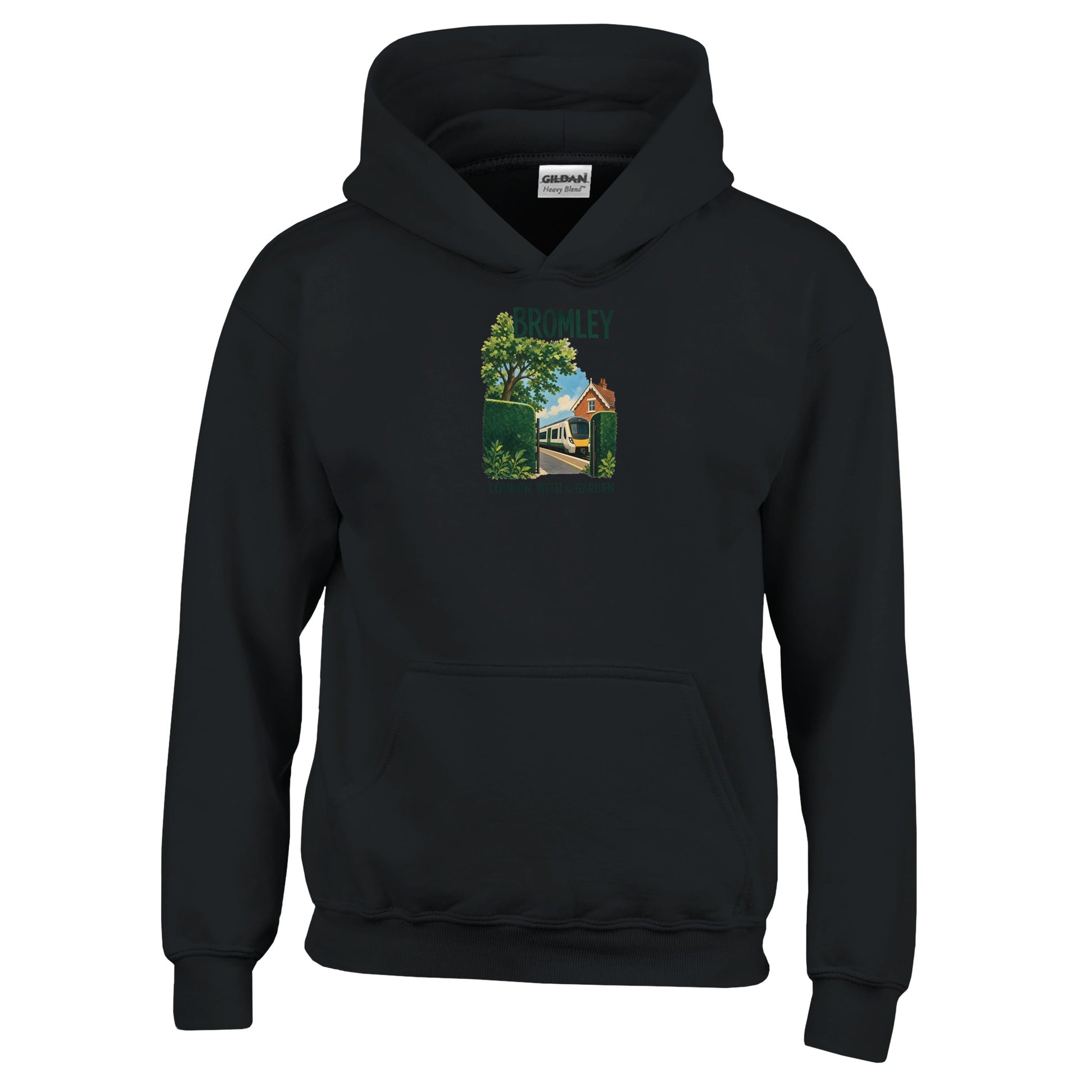 Bromley: London with a Garden Kids' Hoodie — product view 3