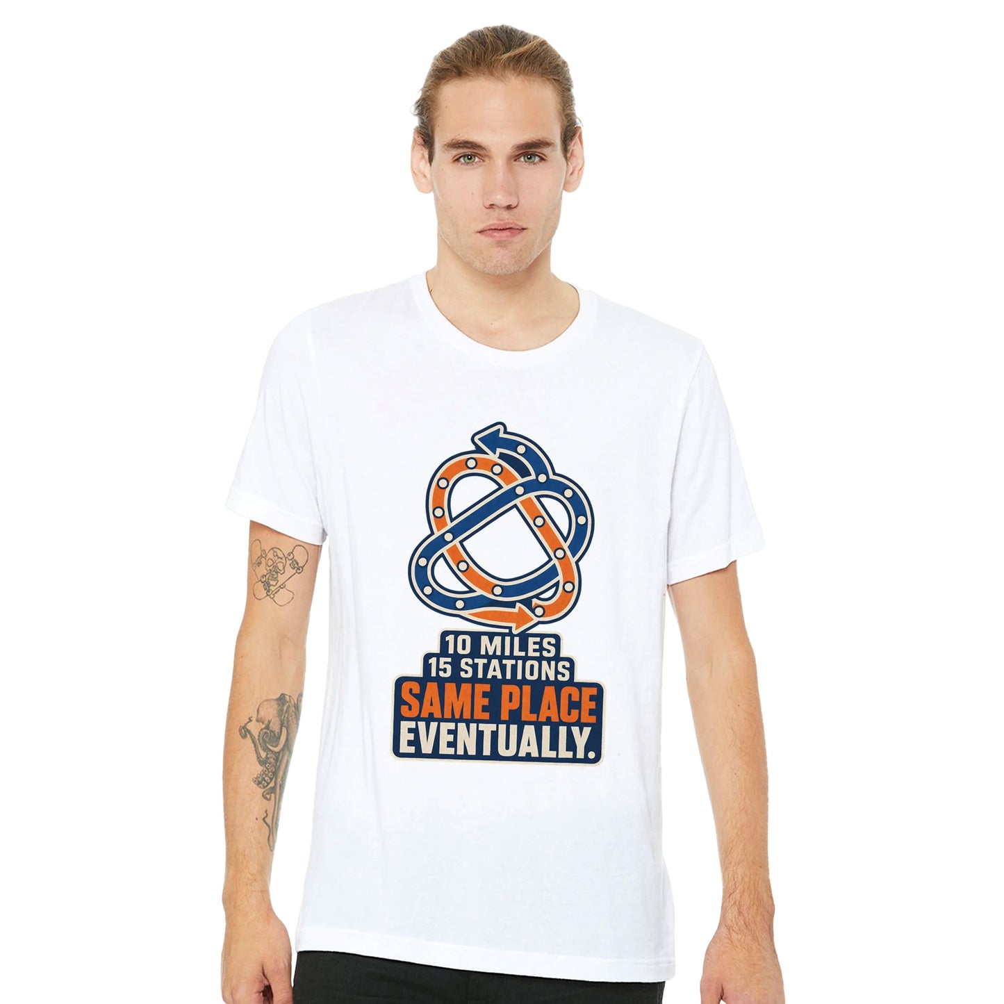 Glasgow Same Place Eventually T-shirt — product view 7