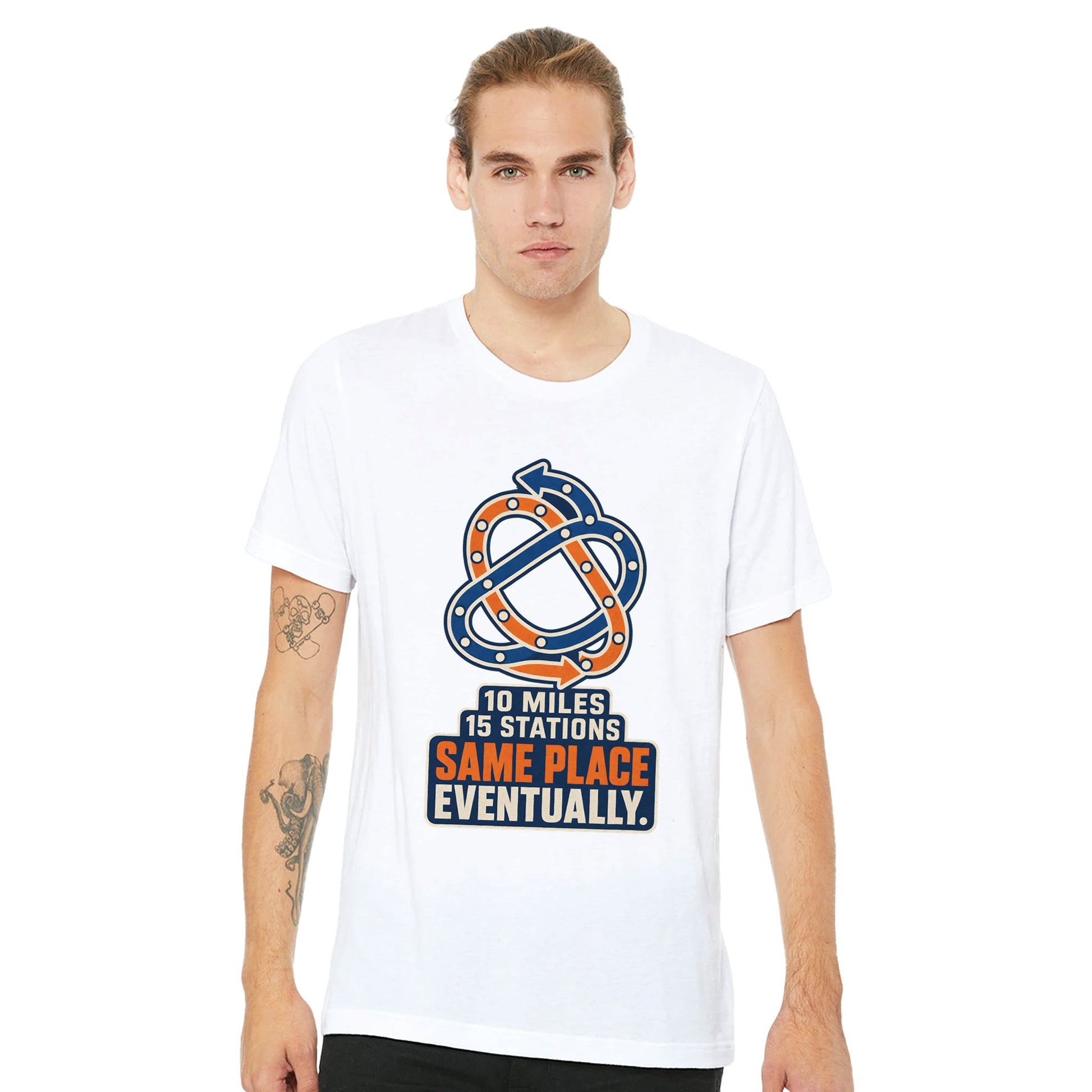 Glasgow Same Place Eventually T-shirt — product view 7