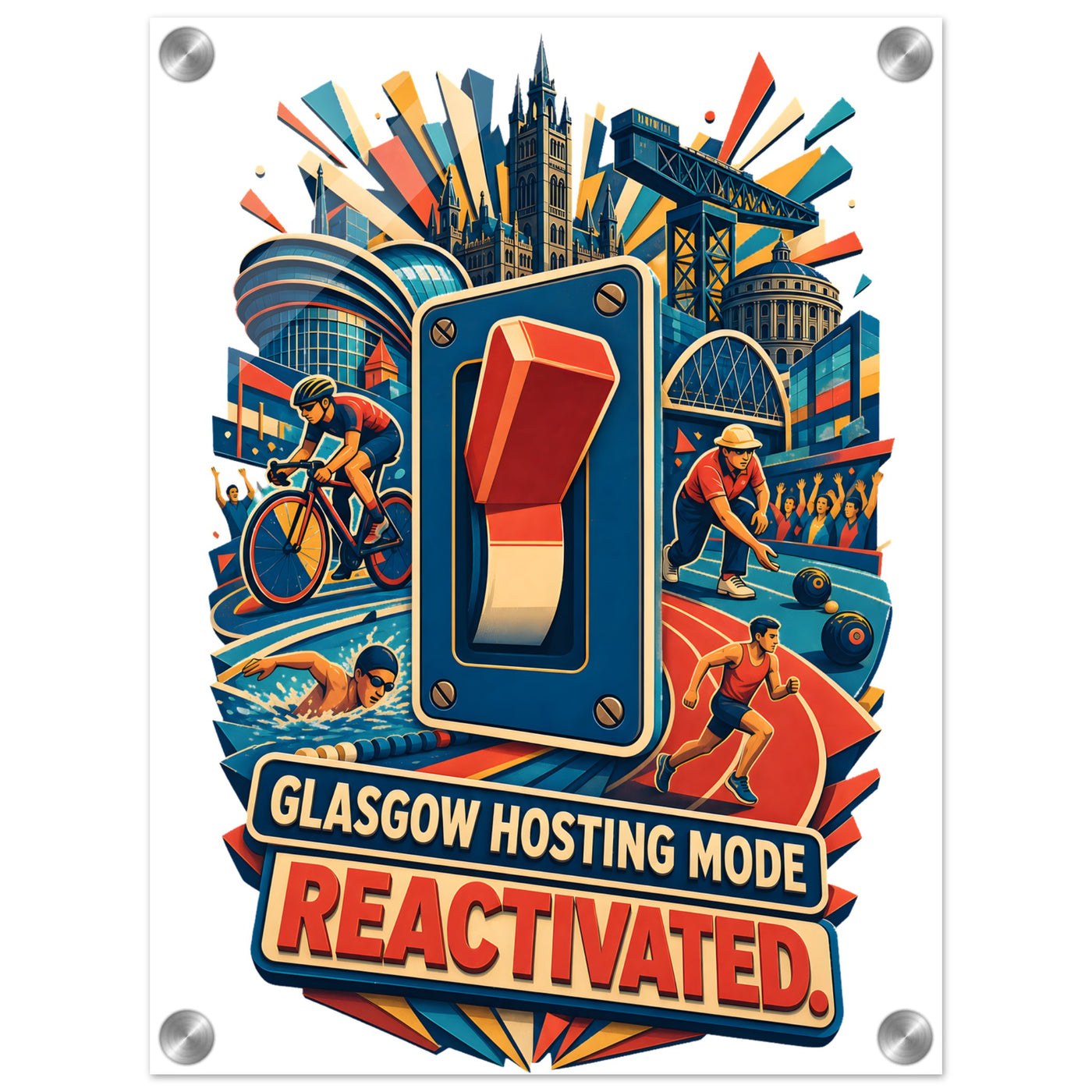 Glasgow Hosting Mode — Reactivated Acrylic Print