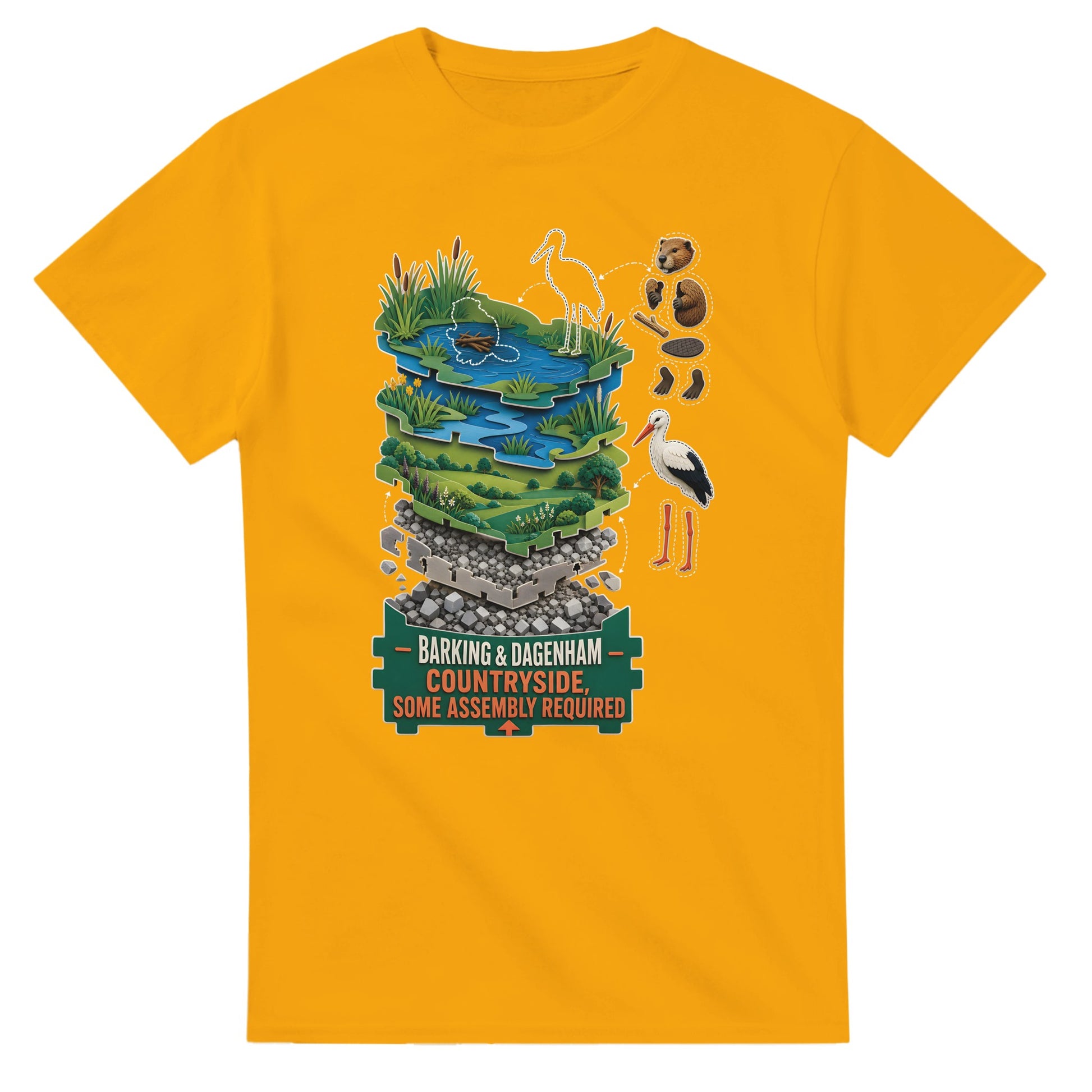 Barking & Dagenham Countryside T-shirt — product view 14