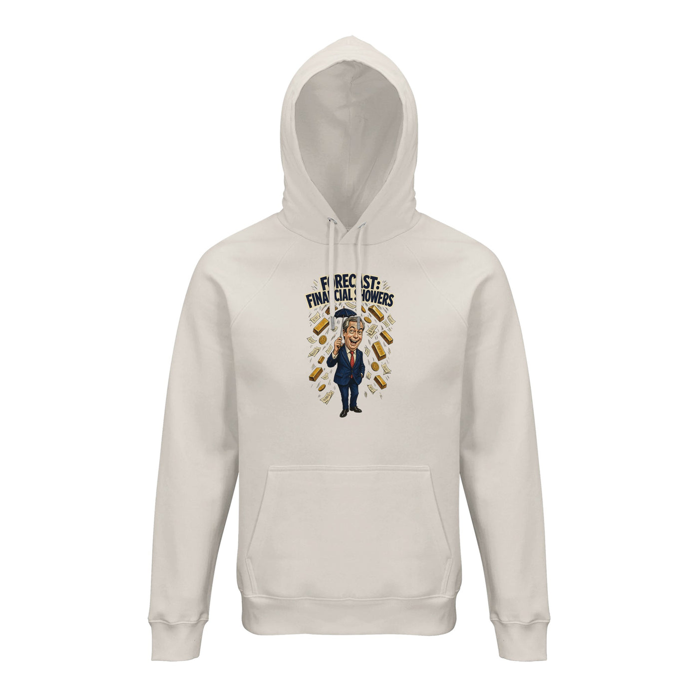 Forecast: Financial Showers — Pullover hoodie