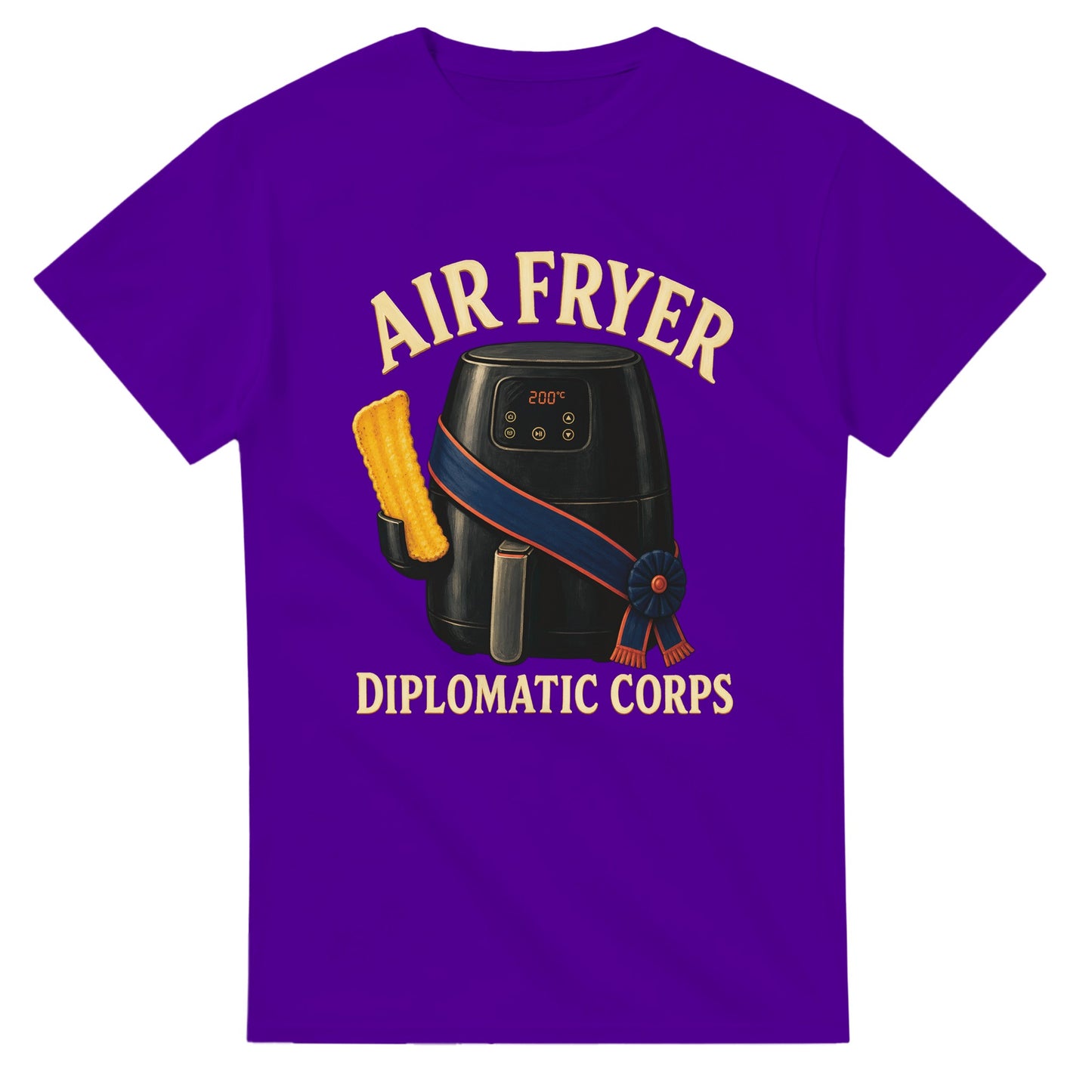 Air Fryer Diplomatic Corps T-shirt — product view 16