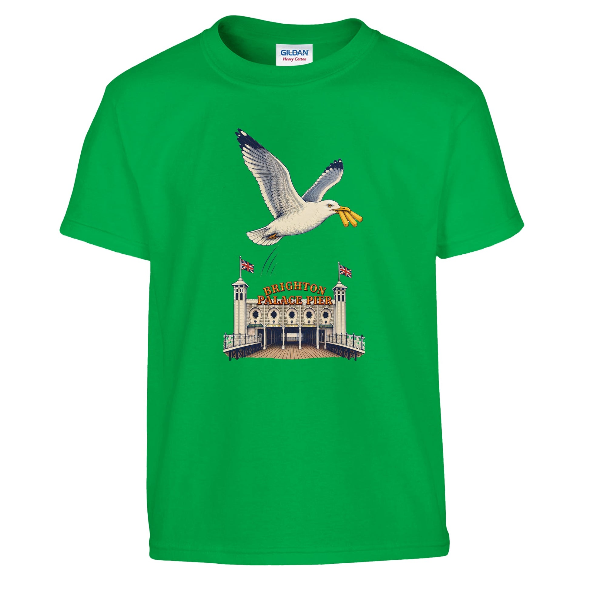Brighton Palace Pier Chip Heist Kids' T-shirt — product view 8