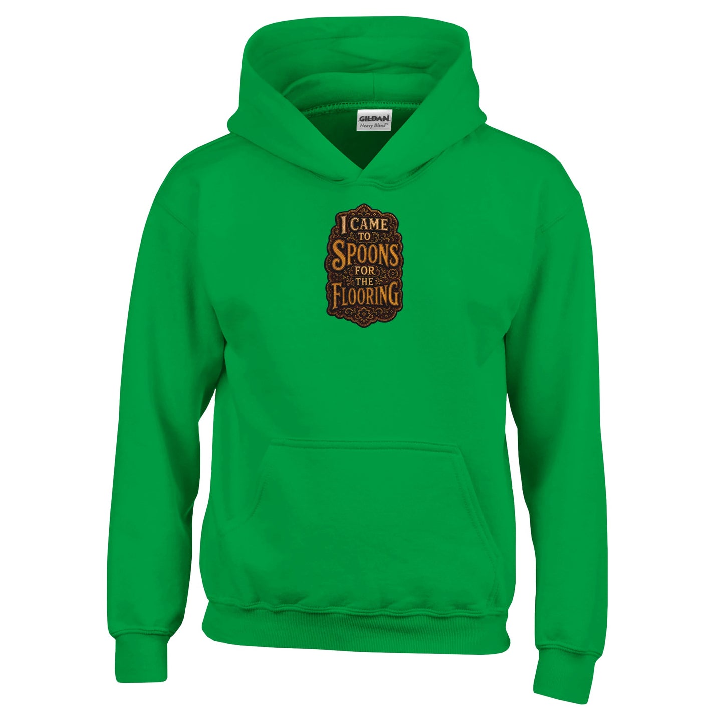 I Came to Spoons for the Flooring Kids' Hoodie — product view 8