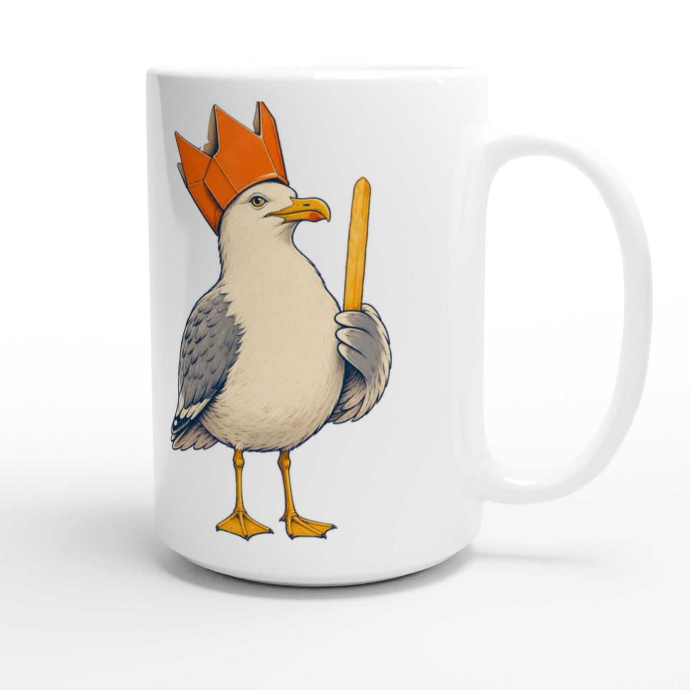 The Chip Crown Gull Large Mug