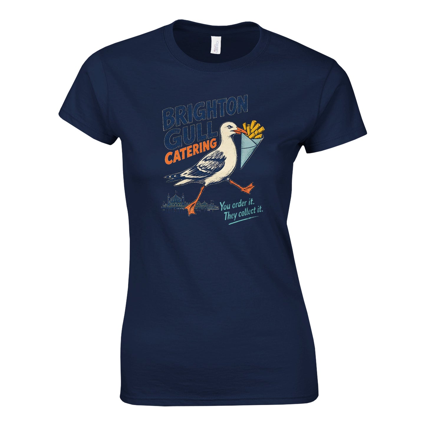 Brighton Gull Catering - You Order It, They Collect It Women's T-shirt — product view 8