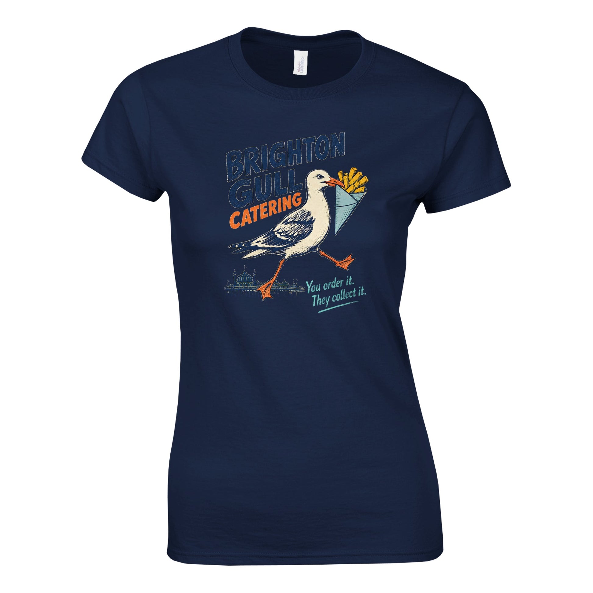 Brighton Gull Catering - You Order It, They Collect It Women's T-shirt — product view 8