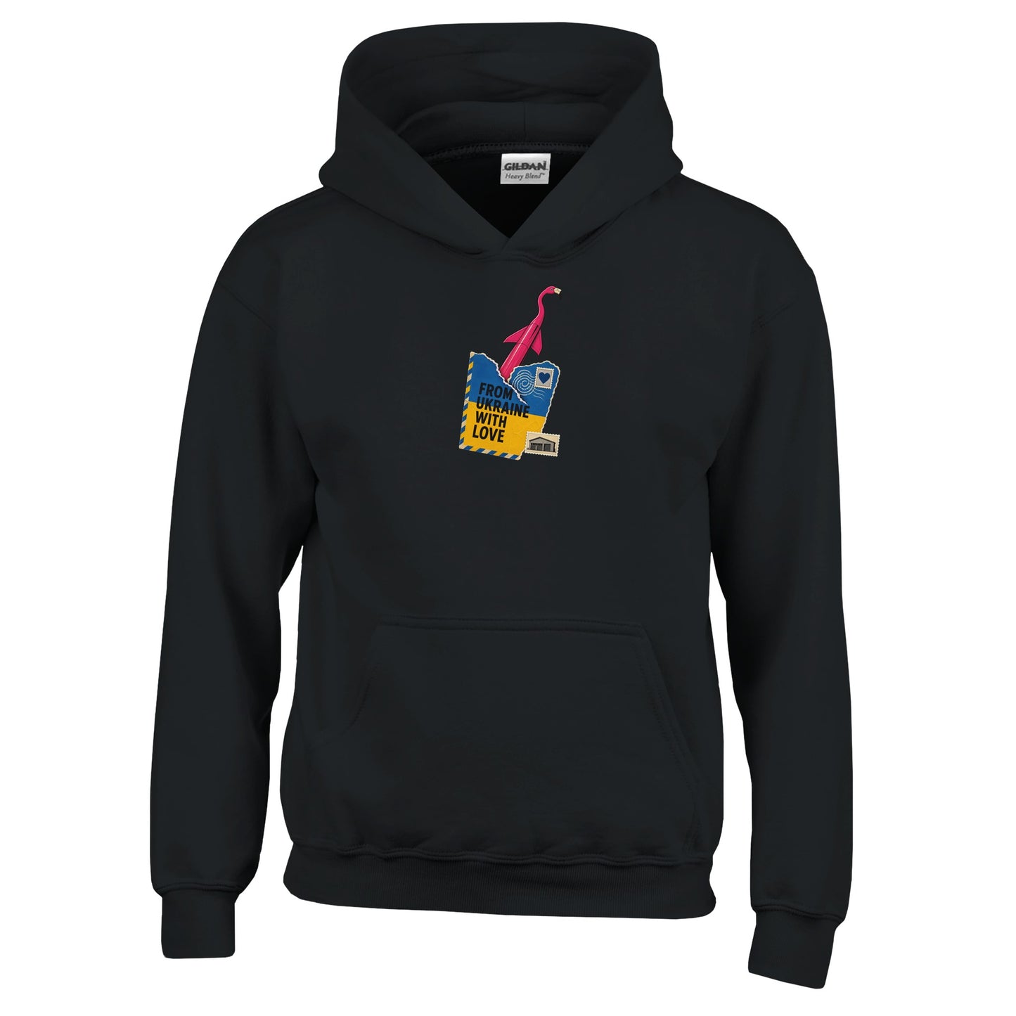 From Ukraine With Love Kids' Hoodie — product view 3
