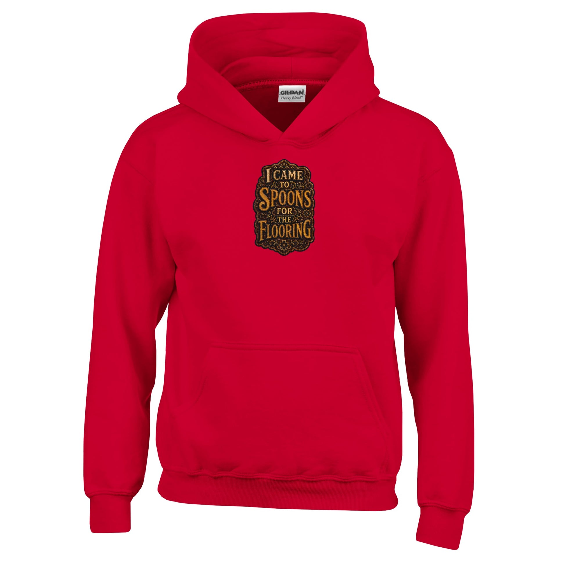 I Came to Spoons for the Flooring Kids' Hoodie — product view 6