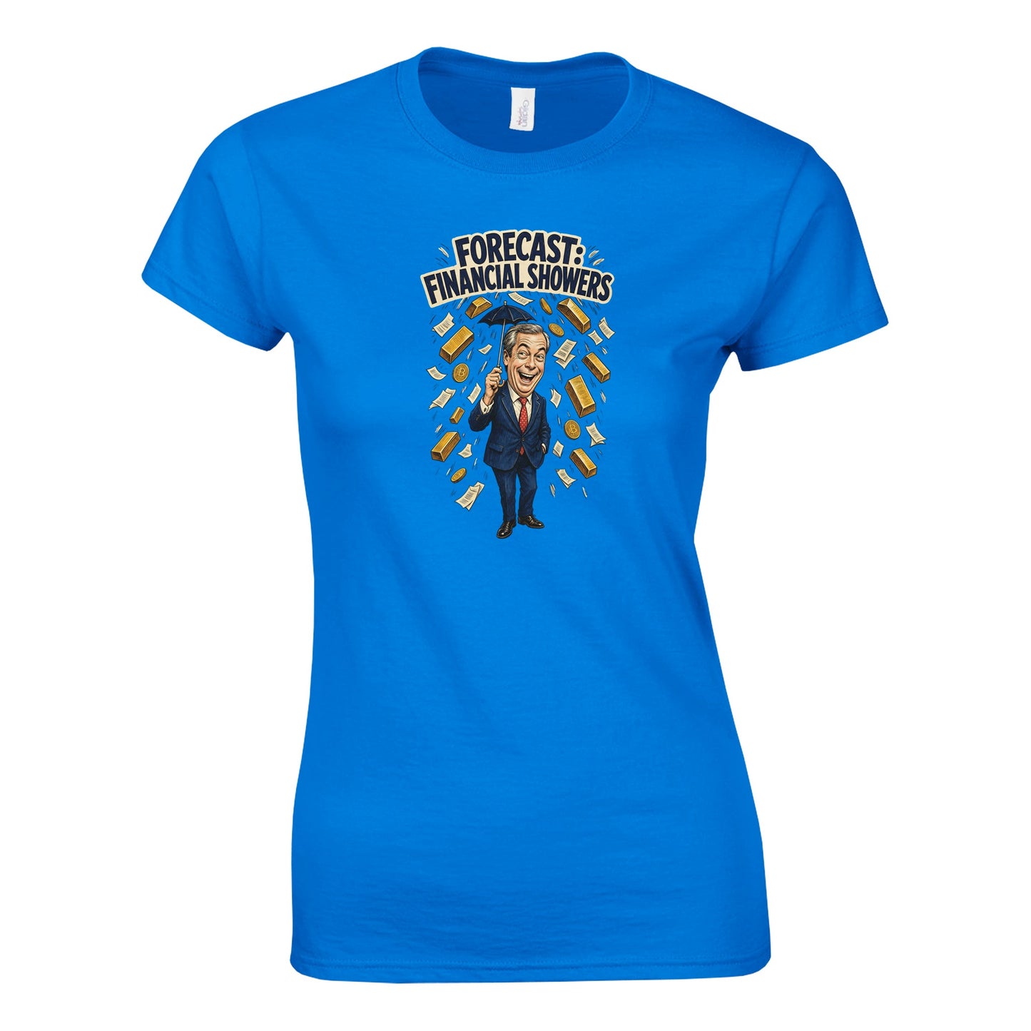 Forecast: Financial Showers Women's T-shirt — product view 6