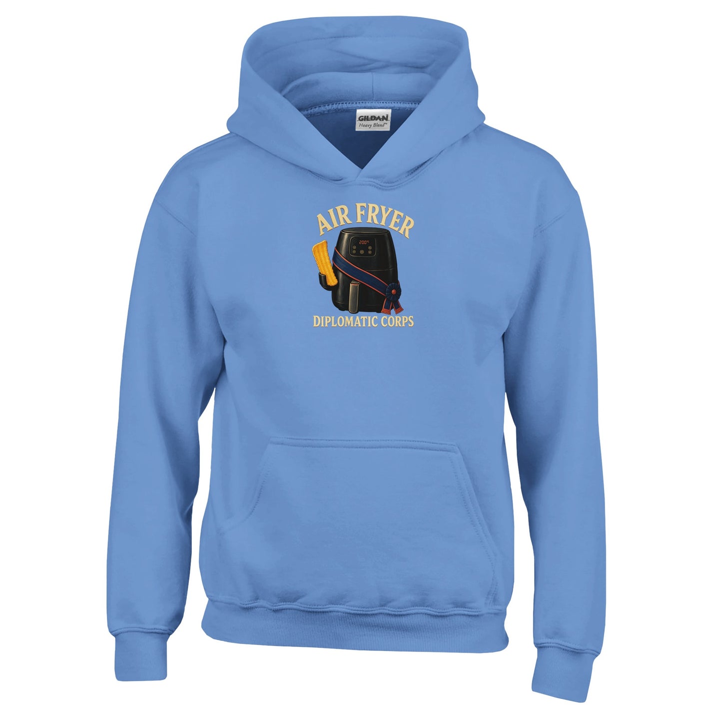 Air Fryer Diplomatic Corps Kids' Hoodie — product view 4