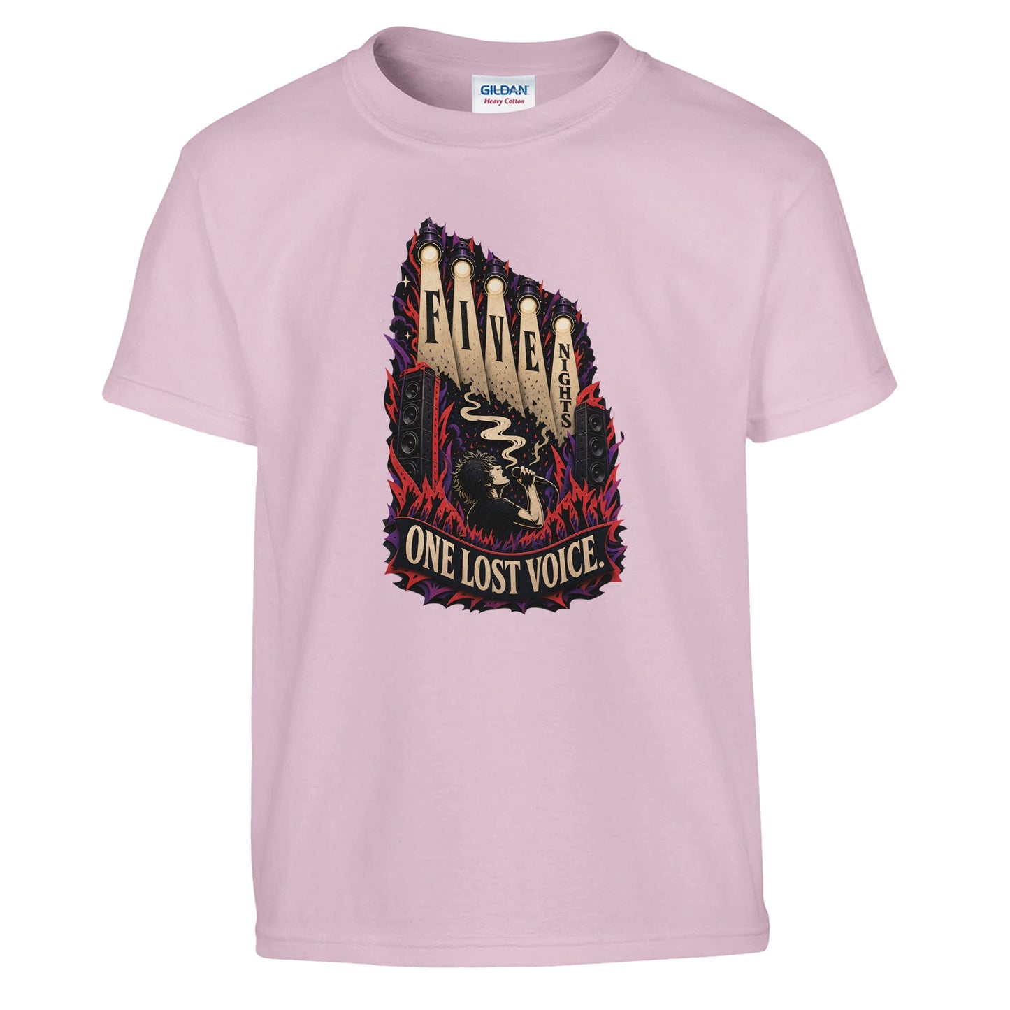 Five Nights, One Lost Voice Kids' T-shirt — product view 9