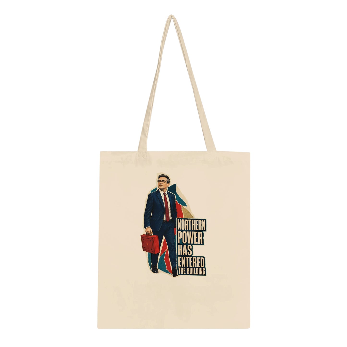 Northern Power Has Entered the Building Tote Bag — product view 1