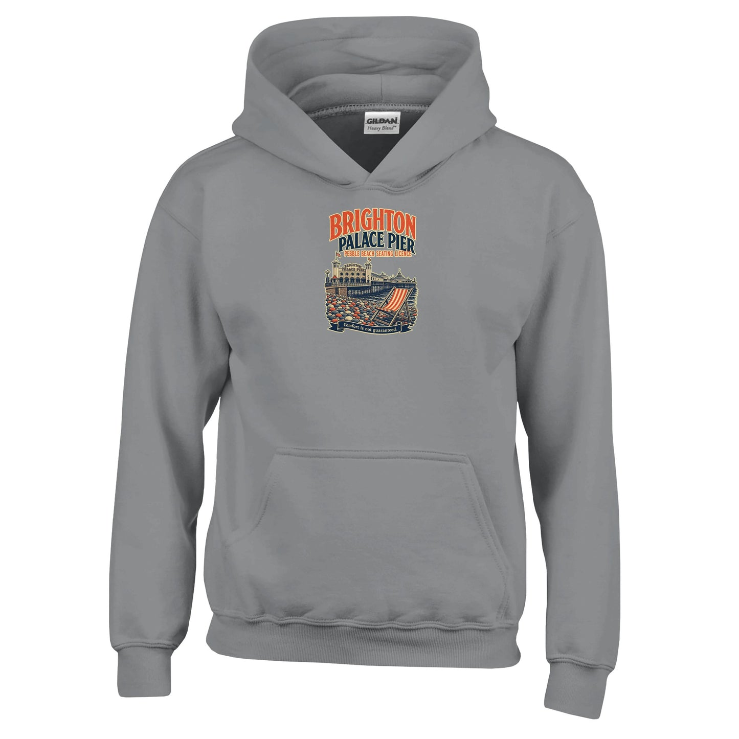 Brighton Pebble Beach Seating Licence Kids' Hoodie — product view 13