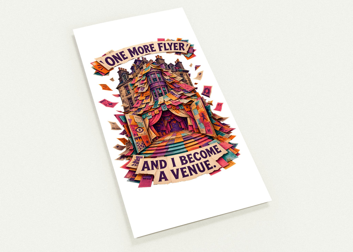 One More Flyer and I Become a Venue Postcard Pack — product view 1