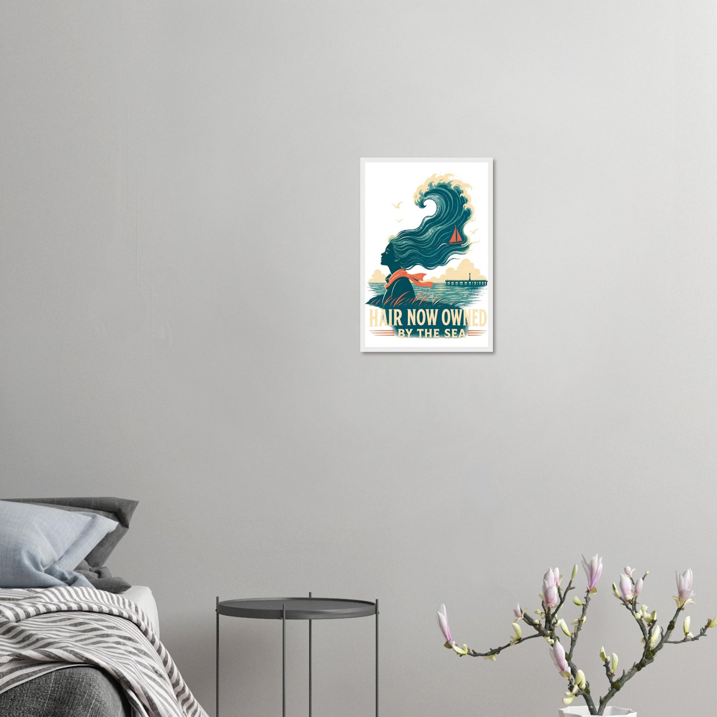 Hair Now Owned by the Sea Framed Wall Art — product view 10