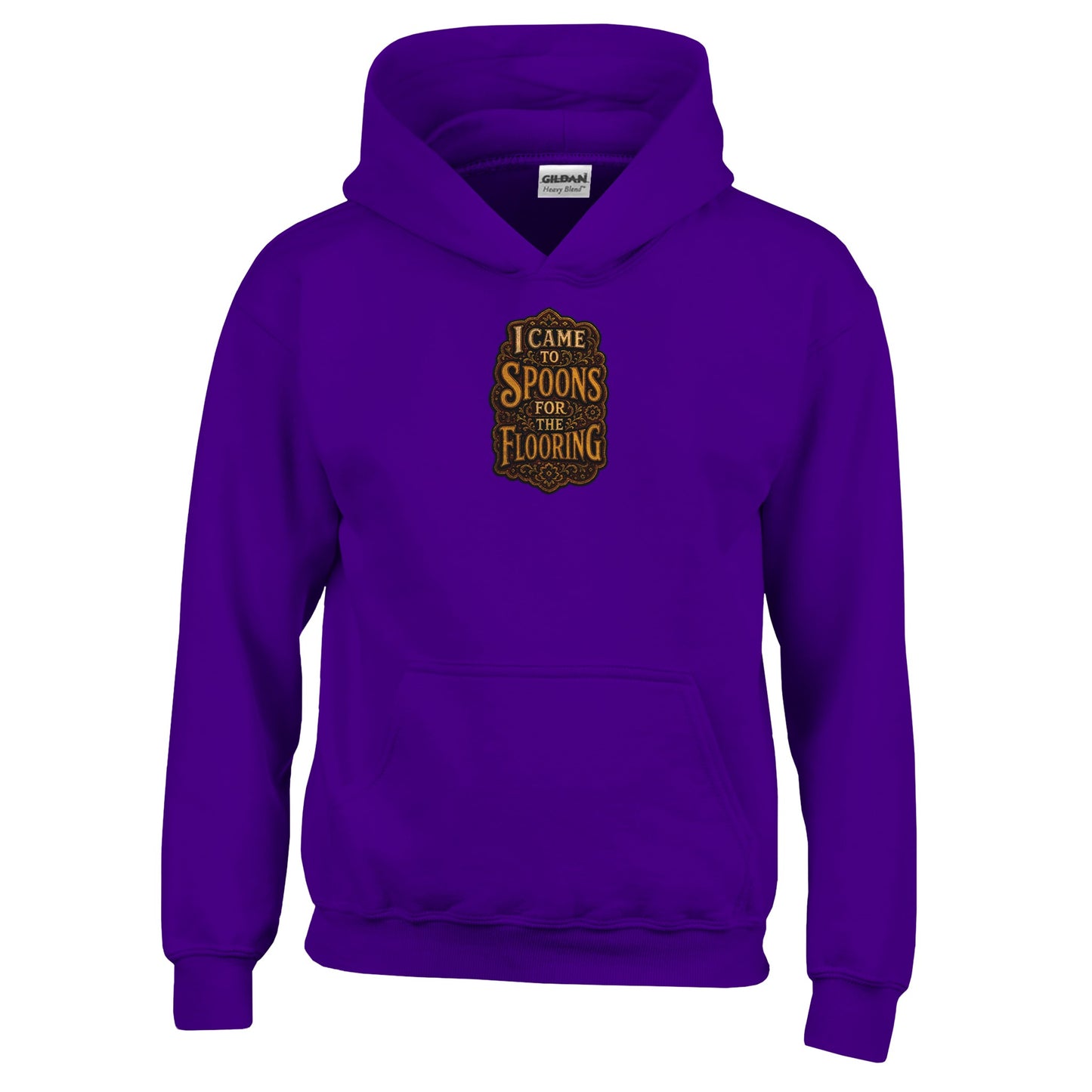 I Came to Spoons for the Flooring Kids' Hoodie — product view 10